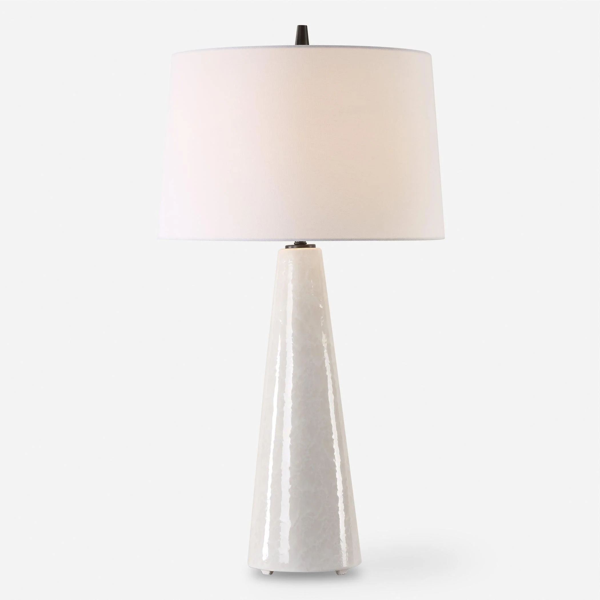 Loire Ivory Glaze Table Lamp - Frankwebs