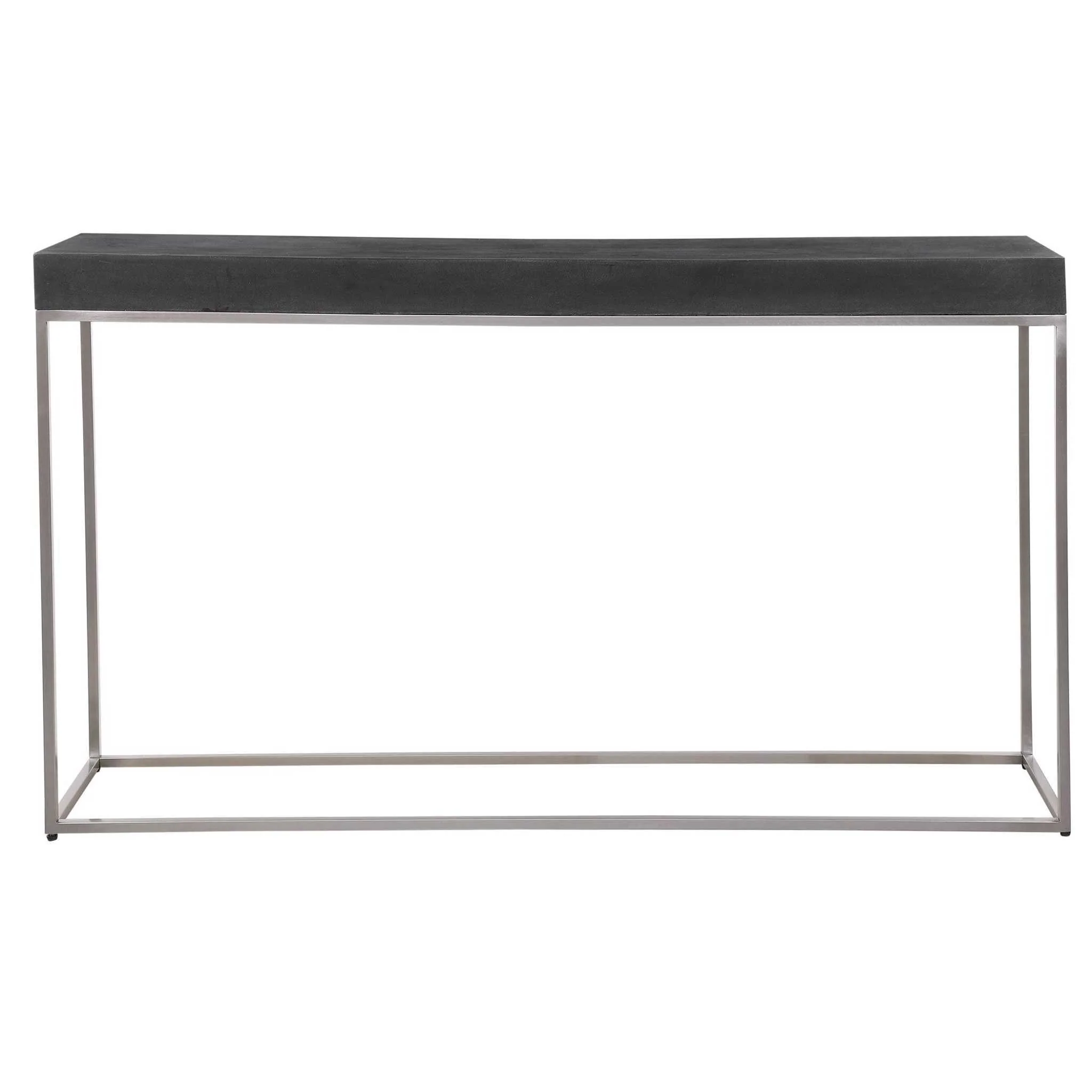 JASE BLACK CONCRETE CONSOLE TABLE - Frankwebs