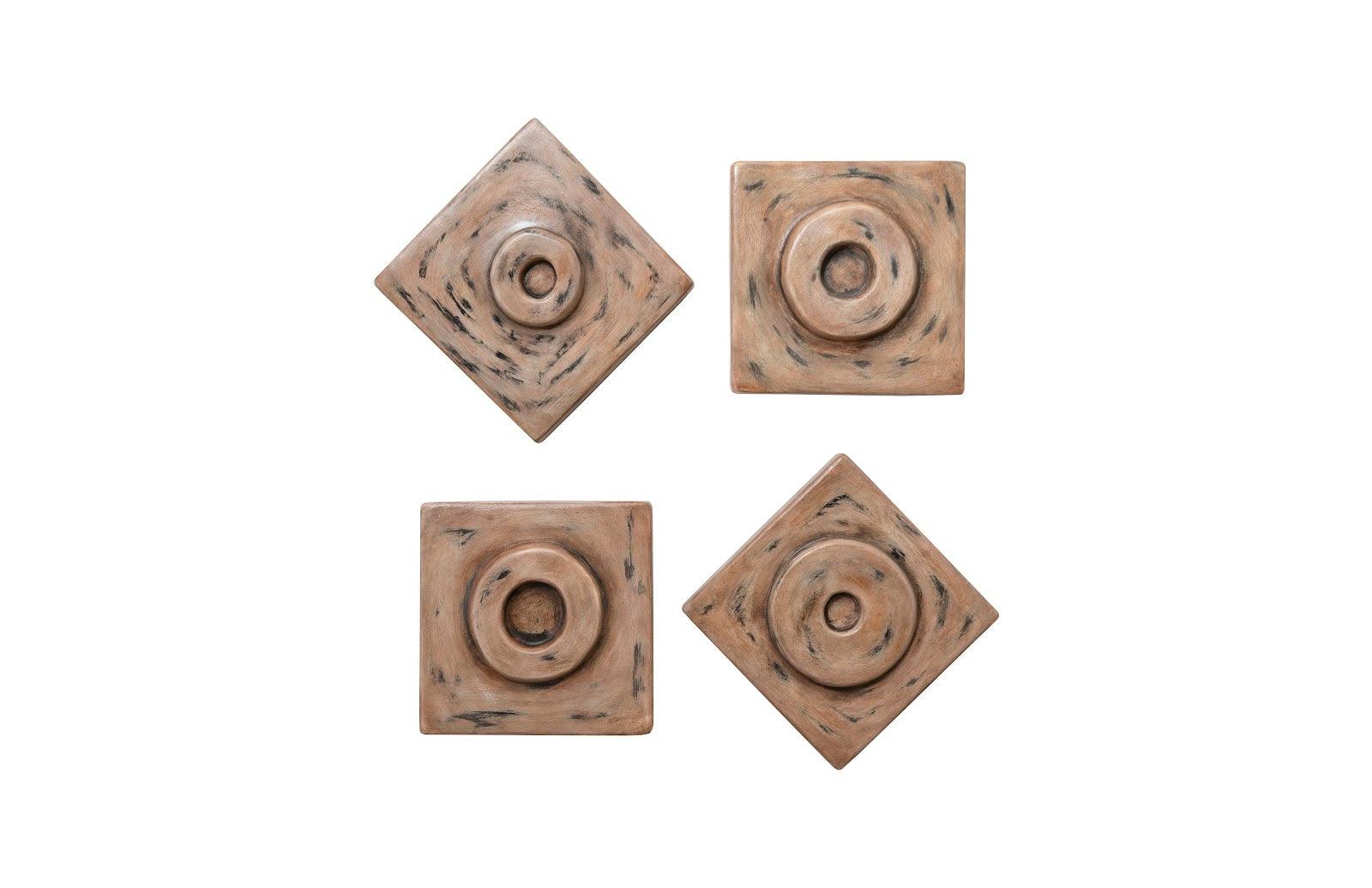 Antique Cuadritos Wall Tiles, Set of 4 - Frankwebs