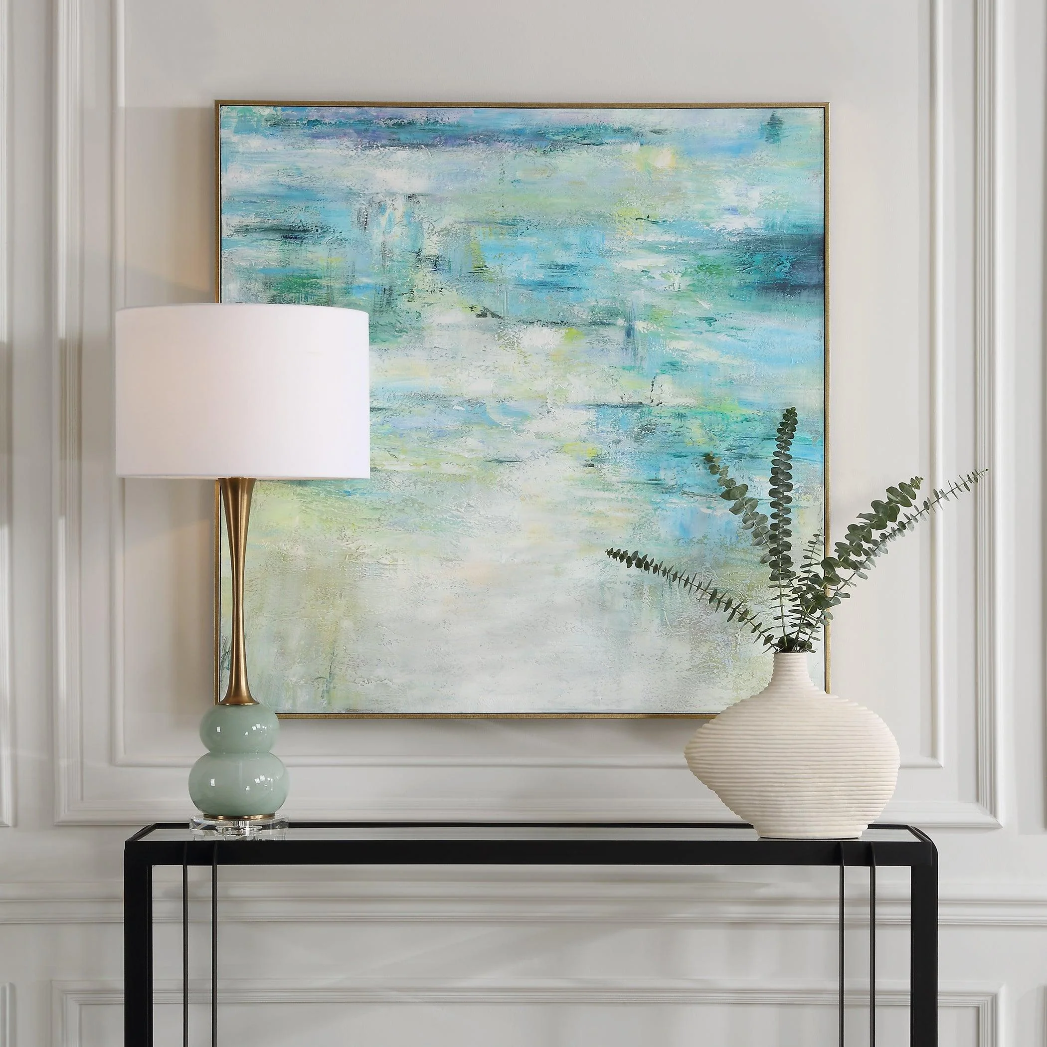 Blissful Hand Painted Abstract Art - Frankwebs