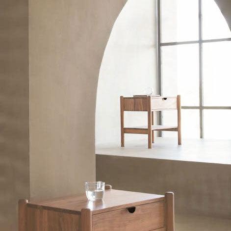 SHANTI 1 DRAWER WOOD NIGHTSTAND - Frankwebs