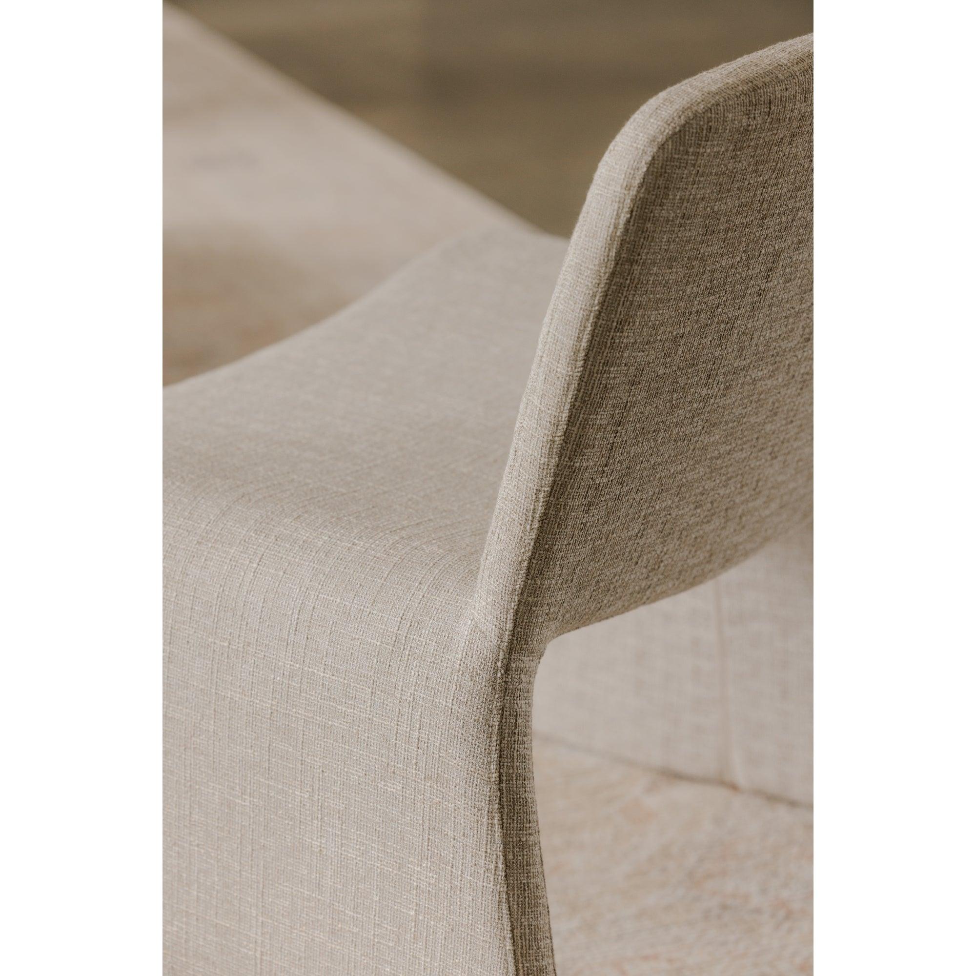 Ella Accent Chair Heather Beige - Frankwebs