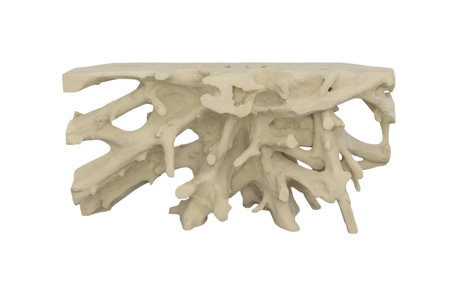 Beau Cast Root Console Table, Roman Stone - Frankwebs