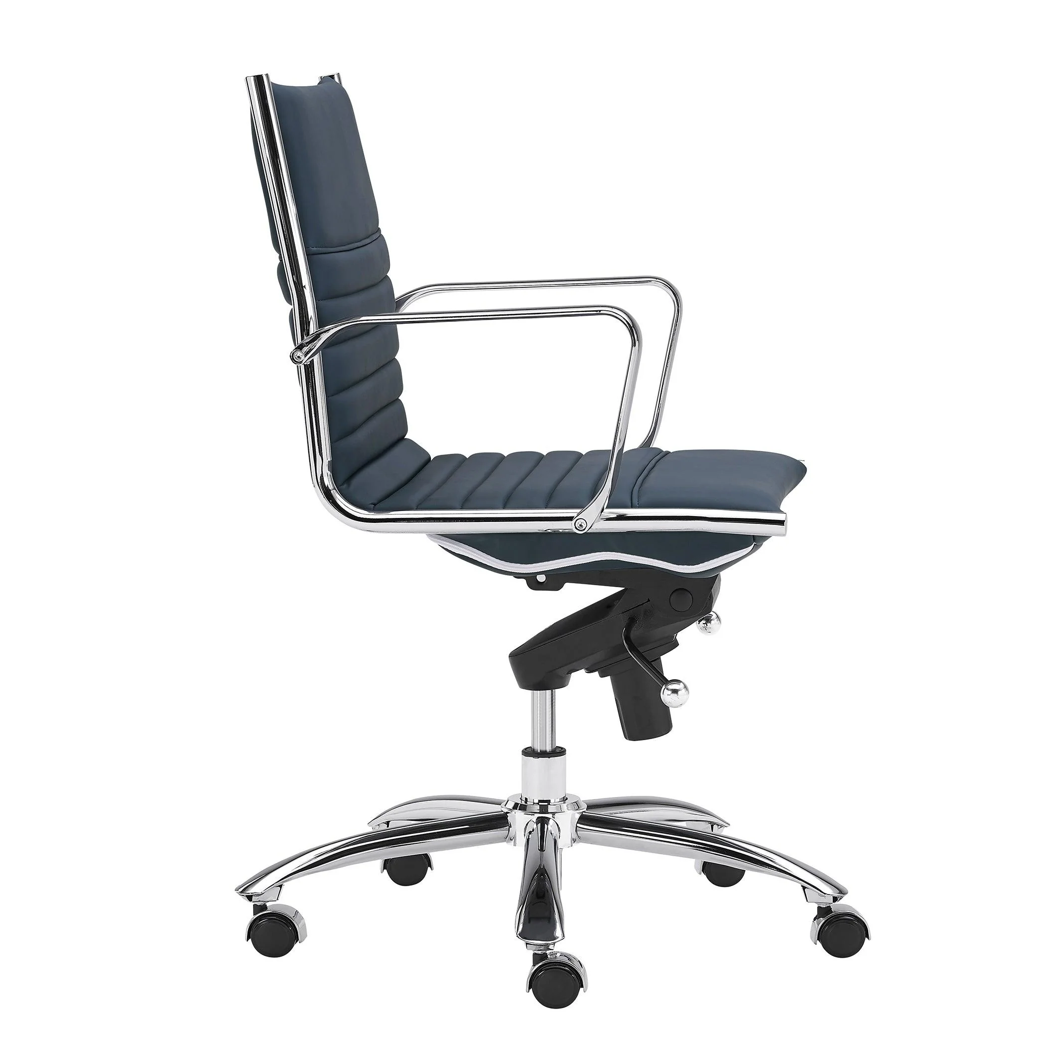 Dirk Low Back Office Chair  Leatherette - Frankwebs