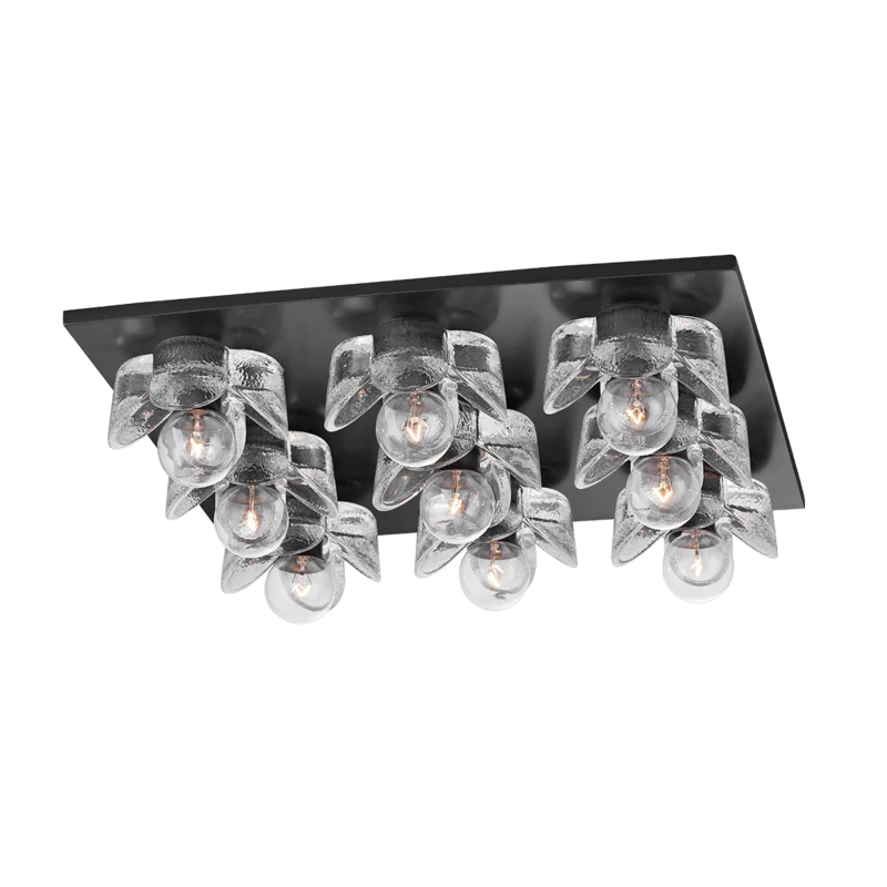 SHEA 9 LIGHT FLUSH MOUNT - Frankwebs