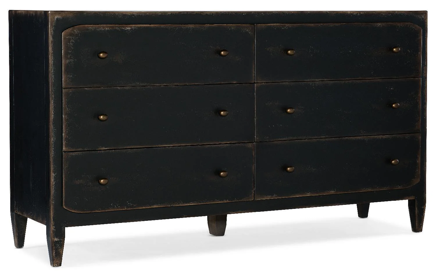 Ciao Bella Six-Drawer Dresser- Black - Frankwebs