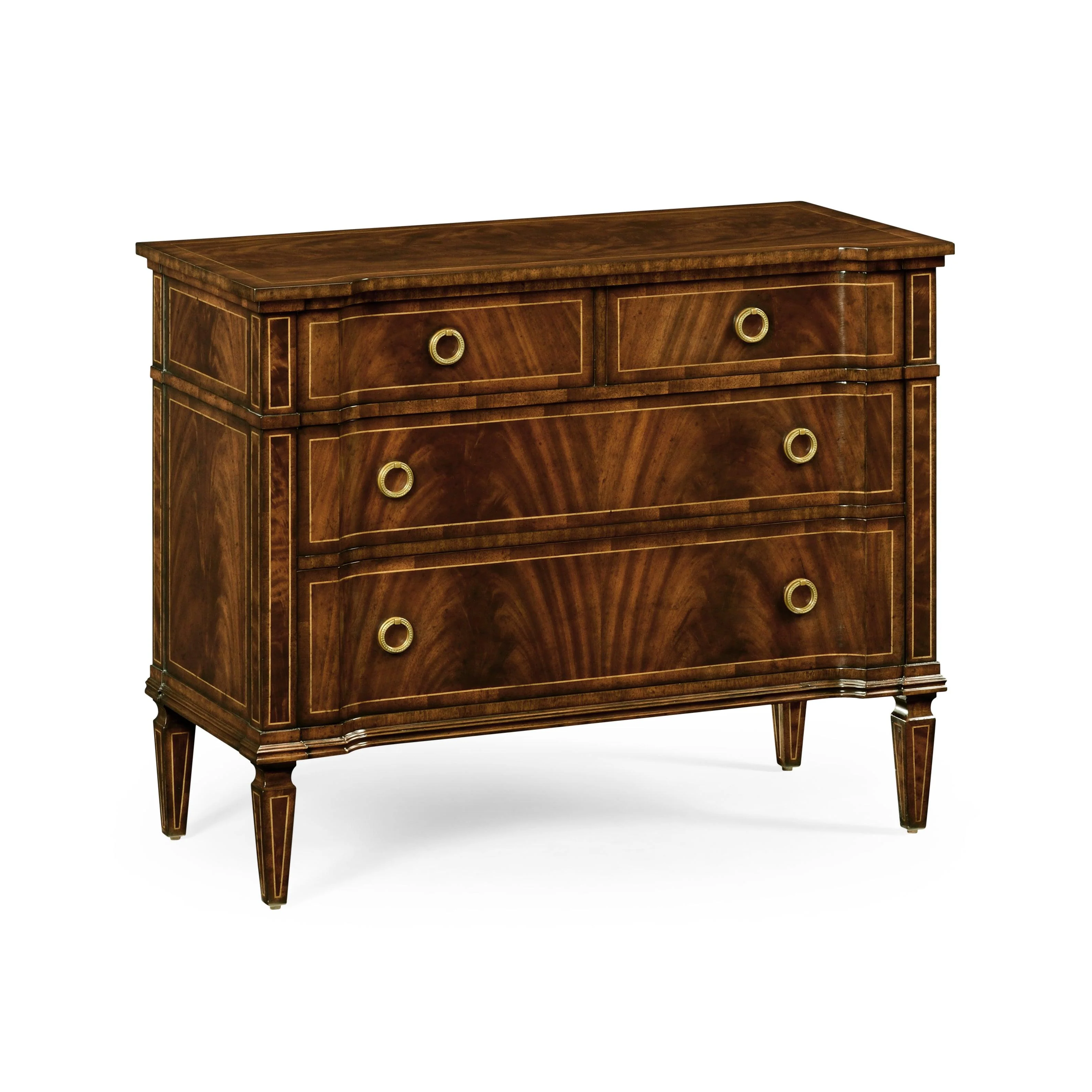 Versailles Regency style Mahogany Chest of Drawers - Frankwebs