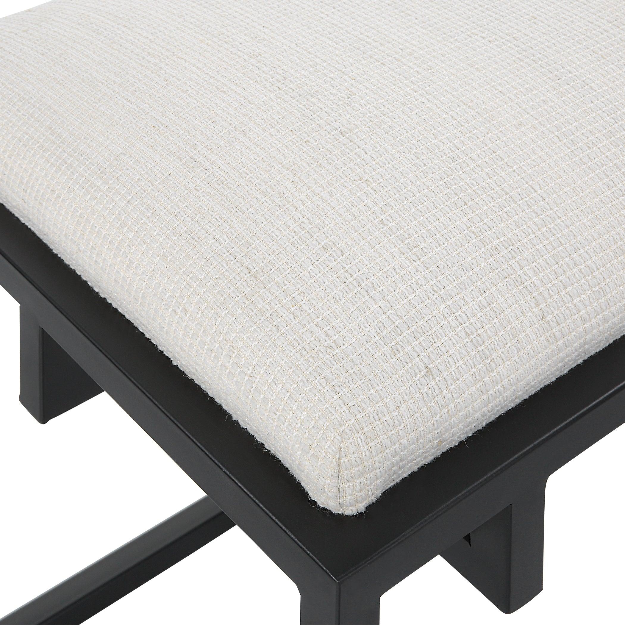 Paradox Iron & Fabric Bench - Frankwebs