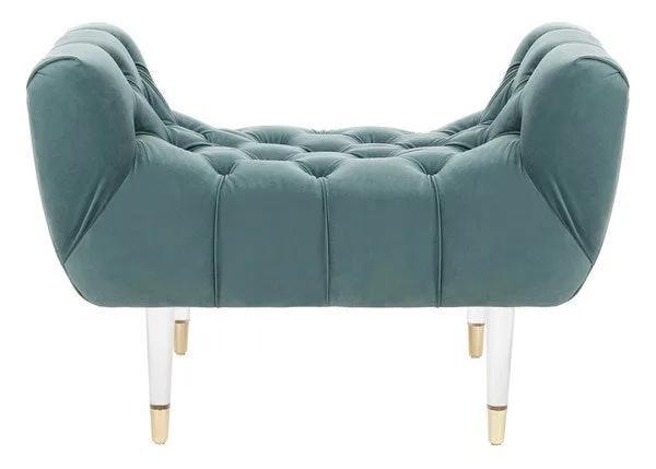 EUGENIE TUFTED VELVET BENCH - Frankwebs