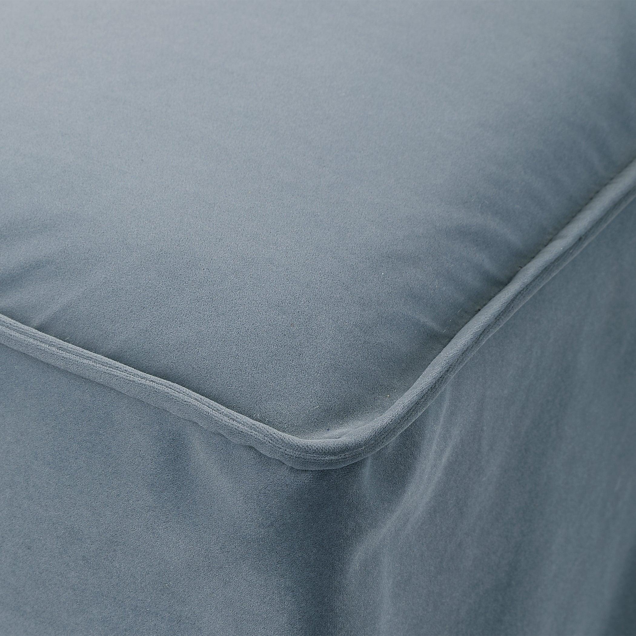 Delroy Armless Chair, Gray, Set Of 2 - Frankwebs