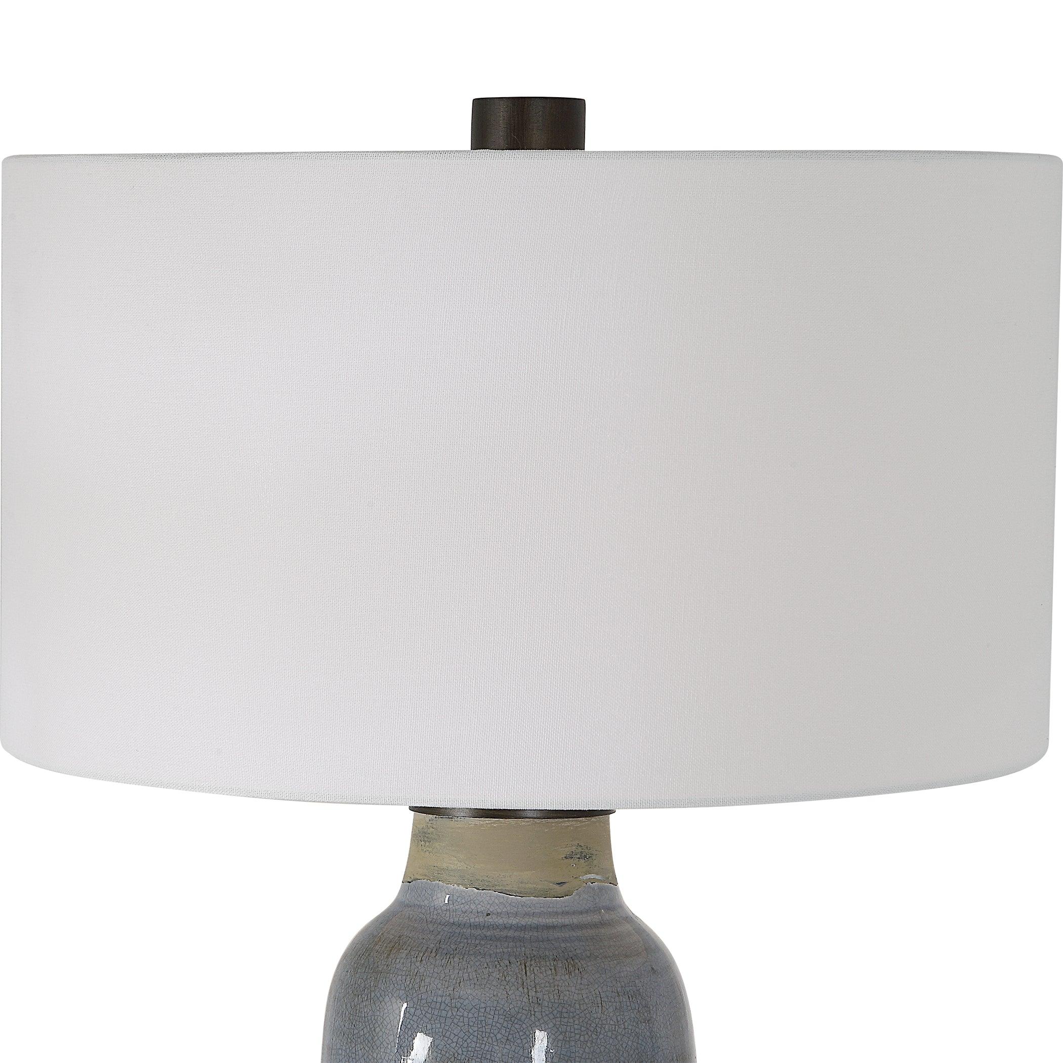 VICENTE SLATE BLUE TABLE LAMP - Frankwebs