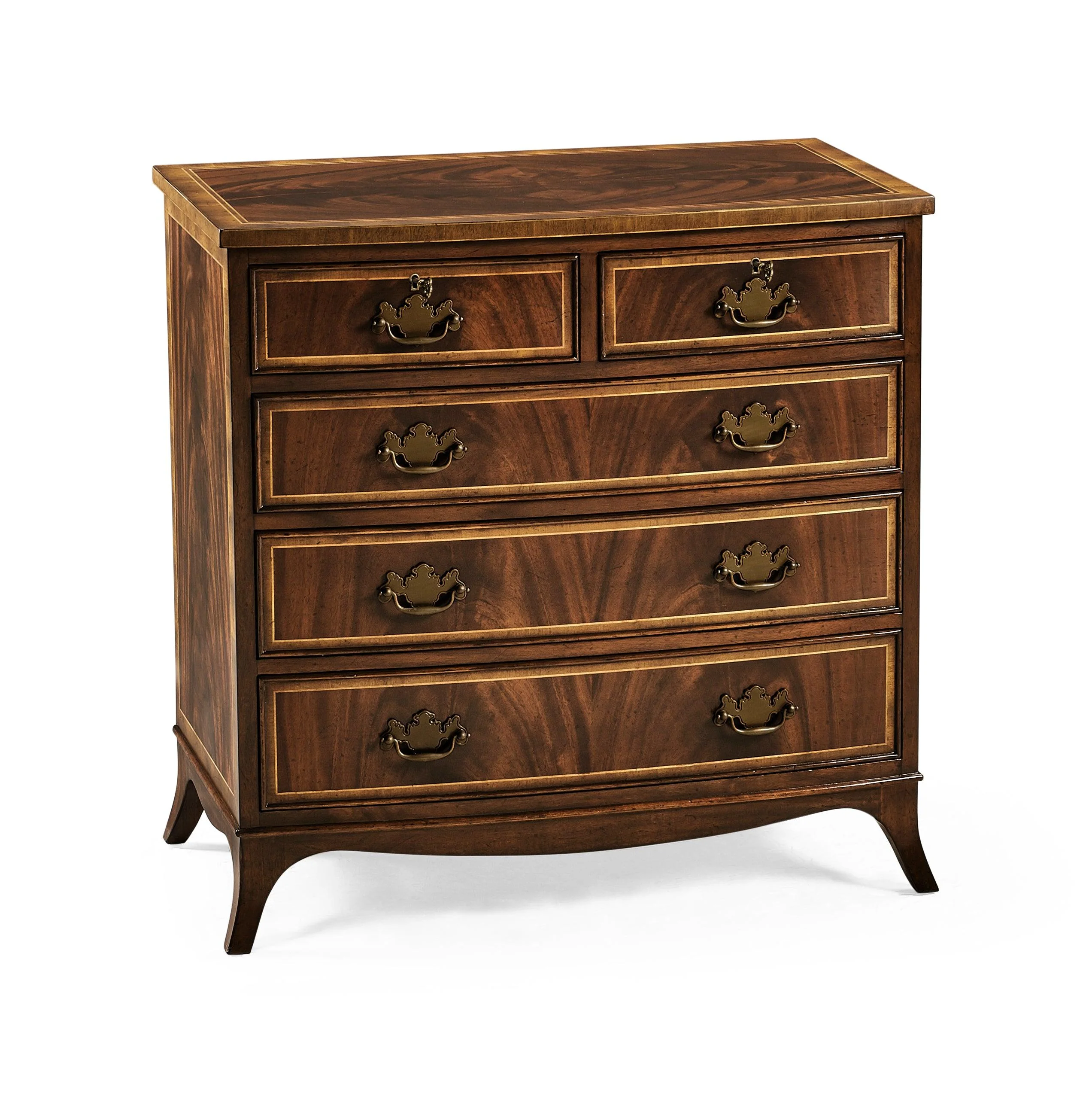 Buckingham Mahogany Bedside Chest of Drawers - Frankwebs