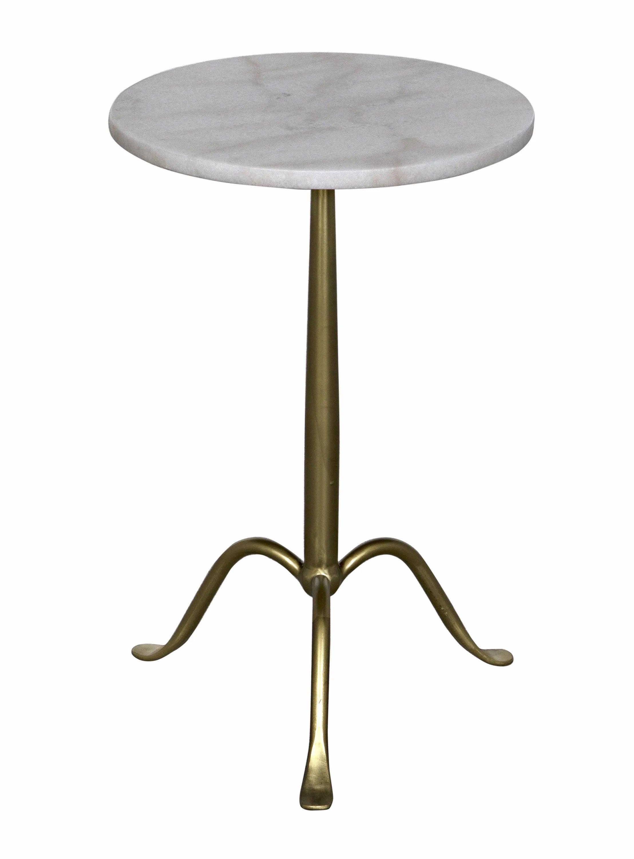 Cosmopolitan Side Table - Antique Brass - Frankwebs