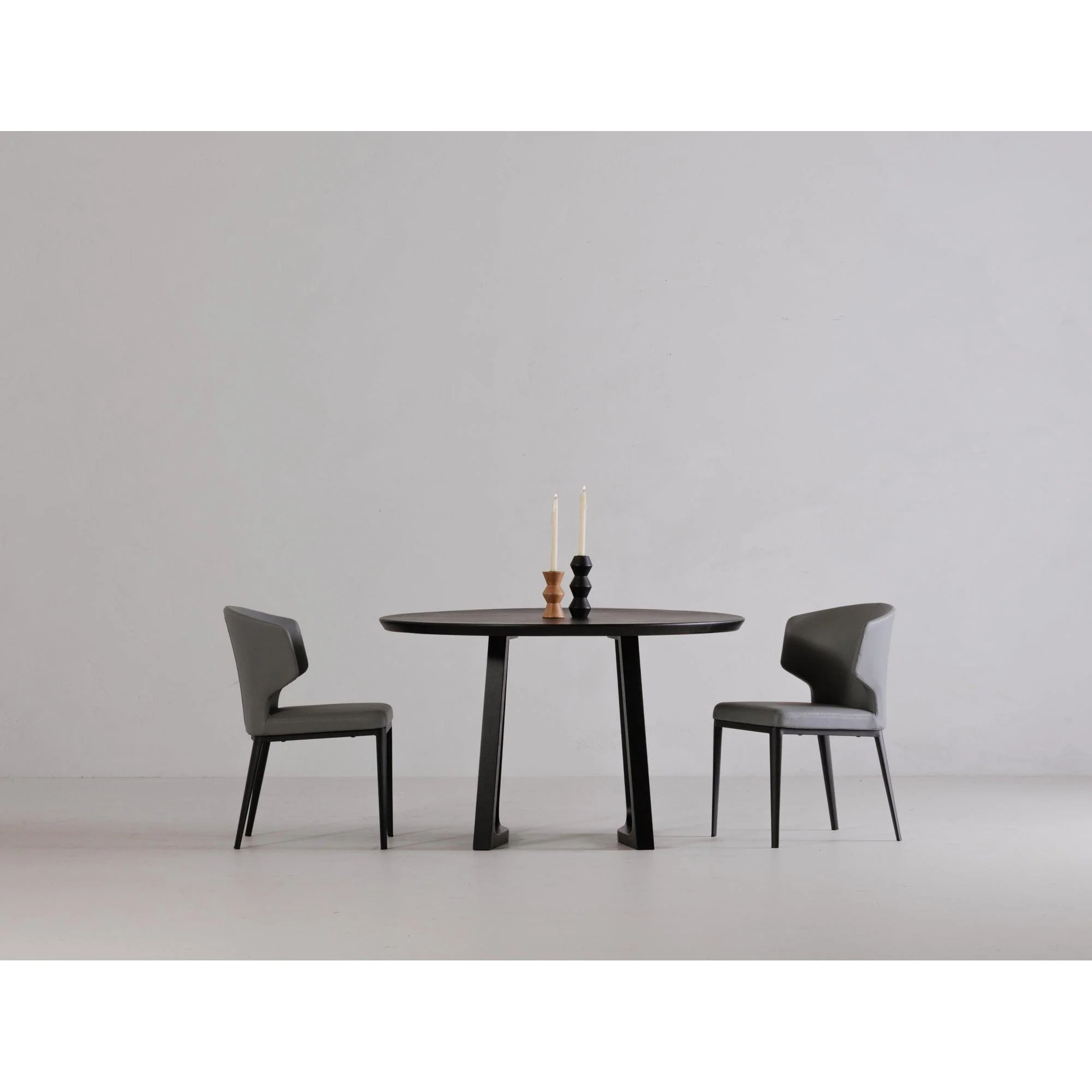 Delaney Dining Chair Grey - Set Of Two - Frankwebs