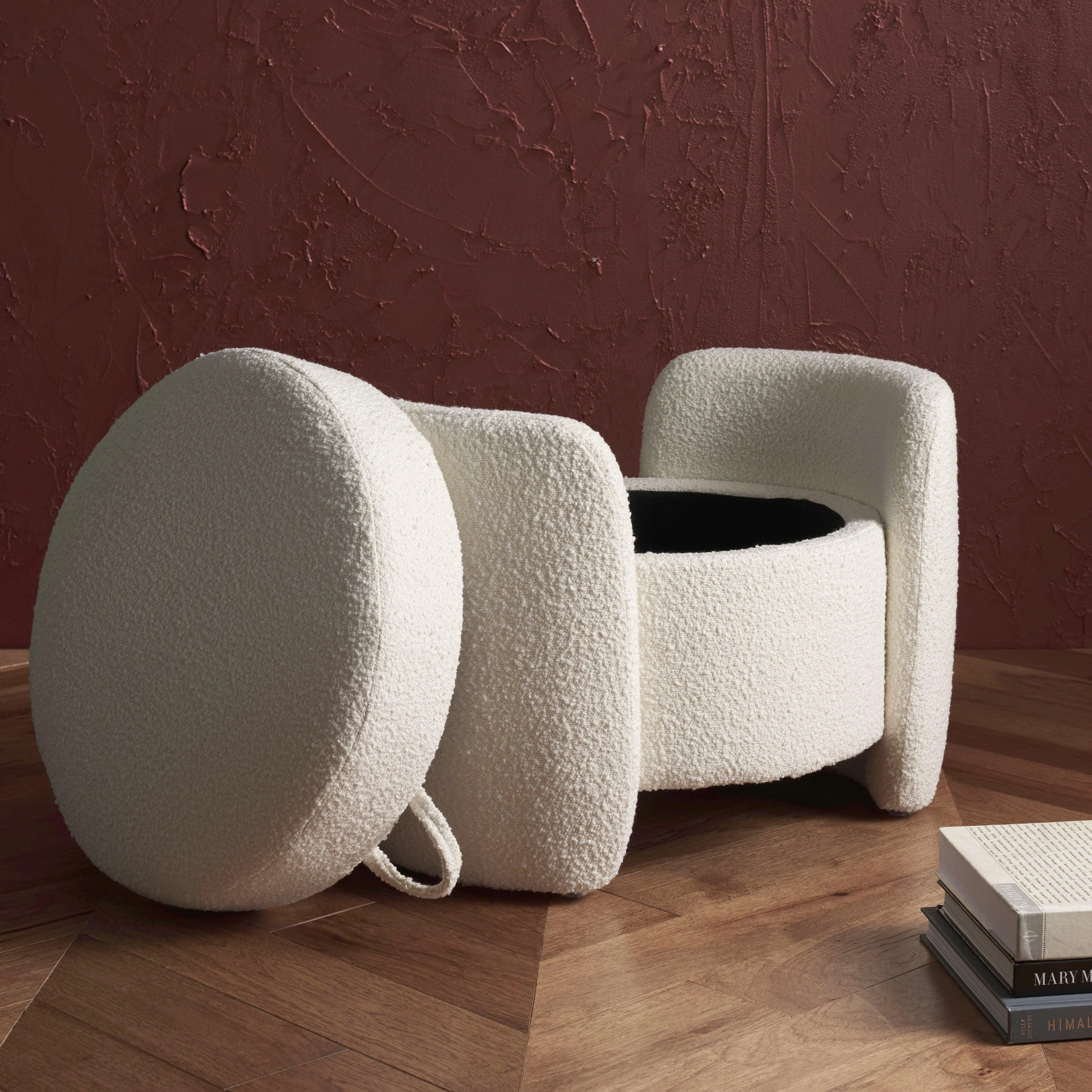 DANIANNA BOUCLE OTTOMAN - Frankwebs