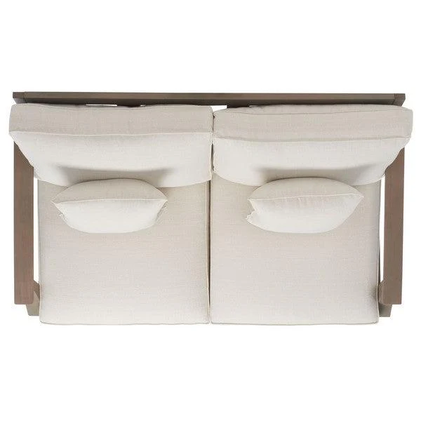 MARTINIQUE WOOD PATIO LOVESEAT - Frankwebs