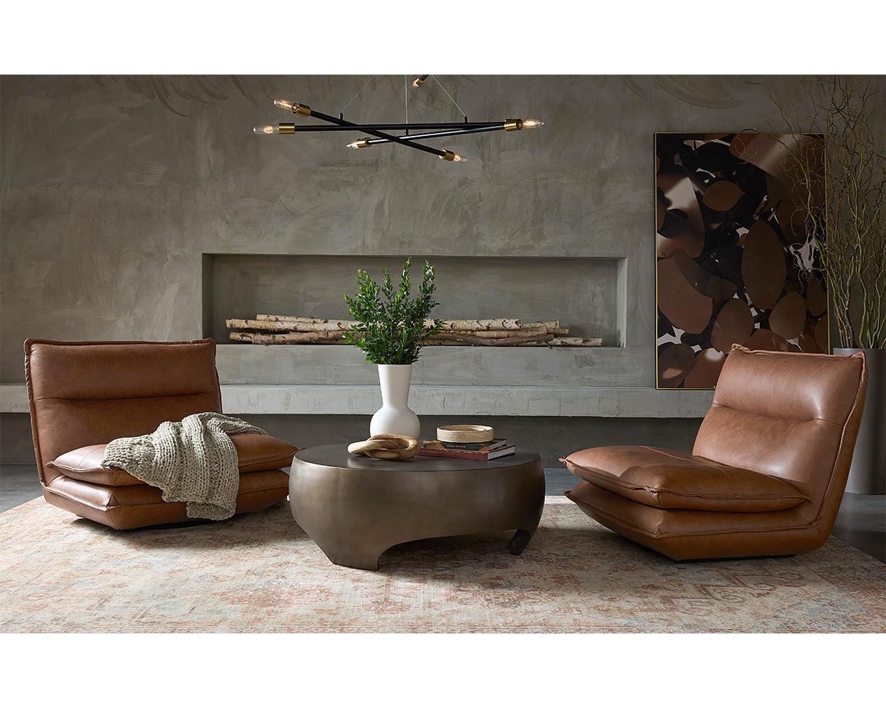 Colson Swivel Armless Chair - Frankwebs