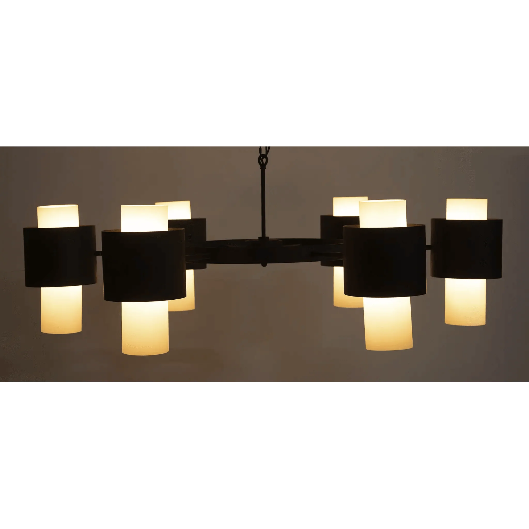 Socrates Chandelier, Steel with Black Finish - Frankwebs