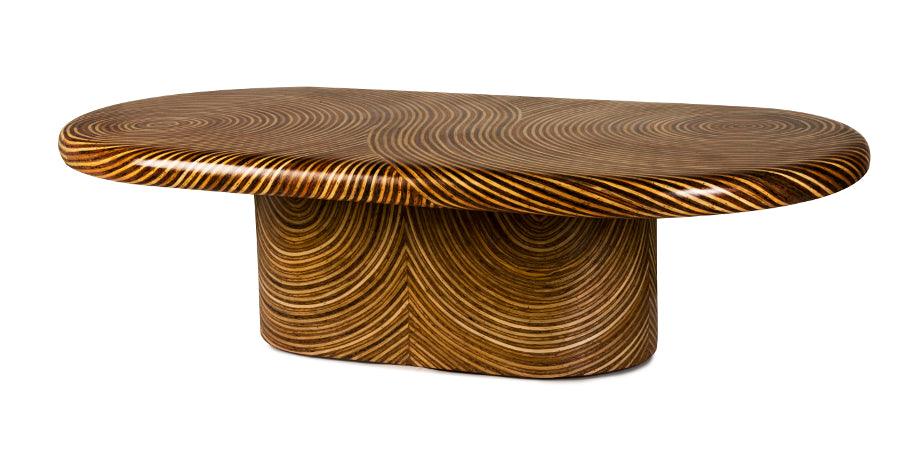 Showtime Ribbon Cocktail Table, Oval - Frankwebs
