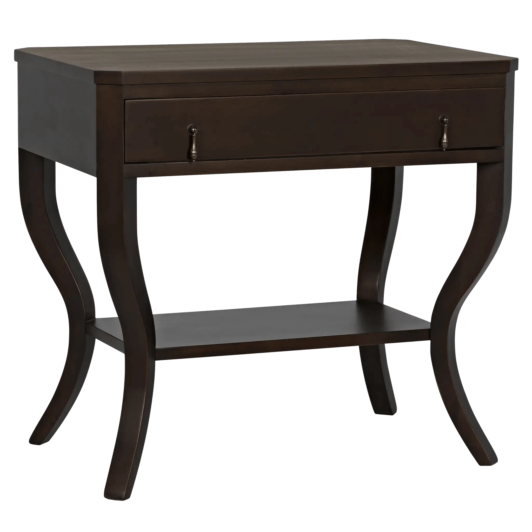 Weldon Side Table, Distressed Brown - Frankwebs