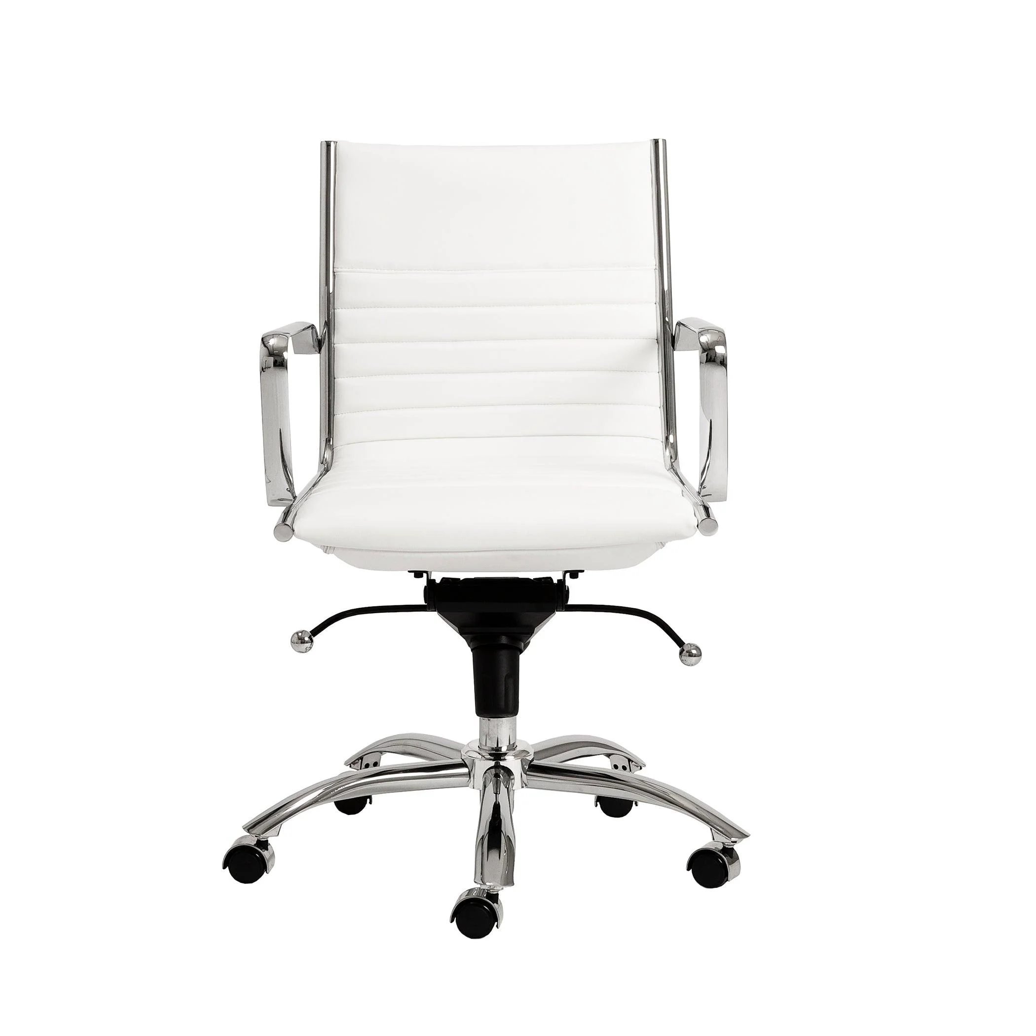 Dirk Low Back Office Chair  Leatherette - Frankwebs