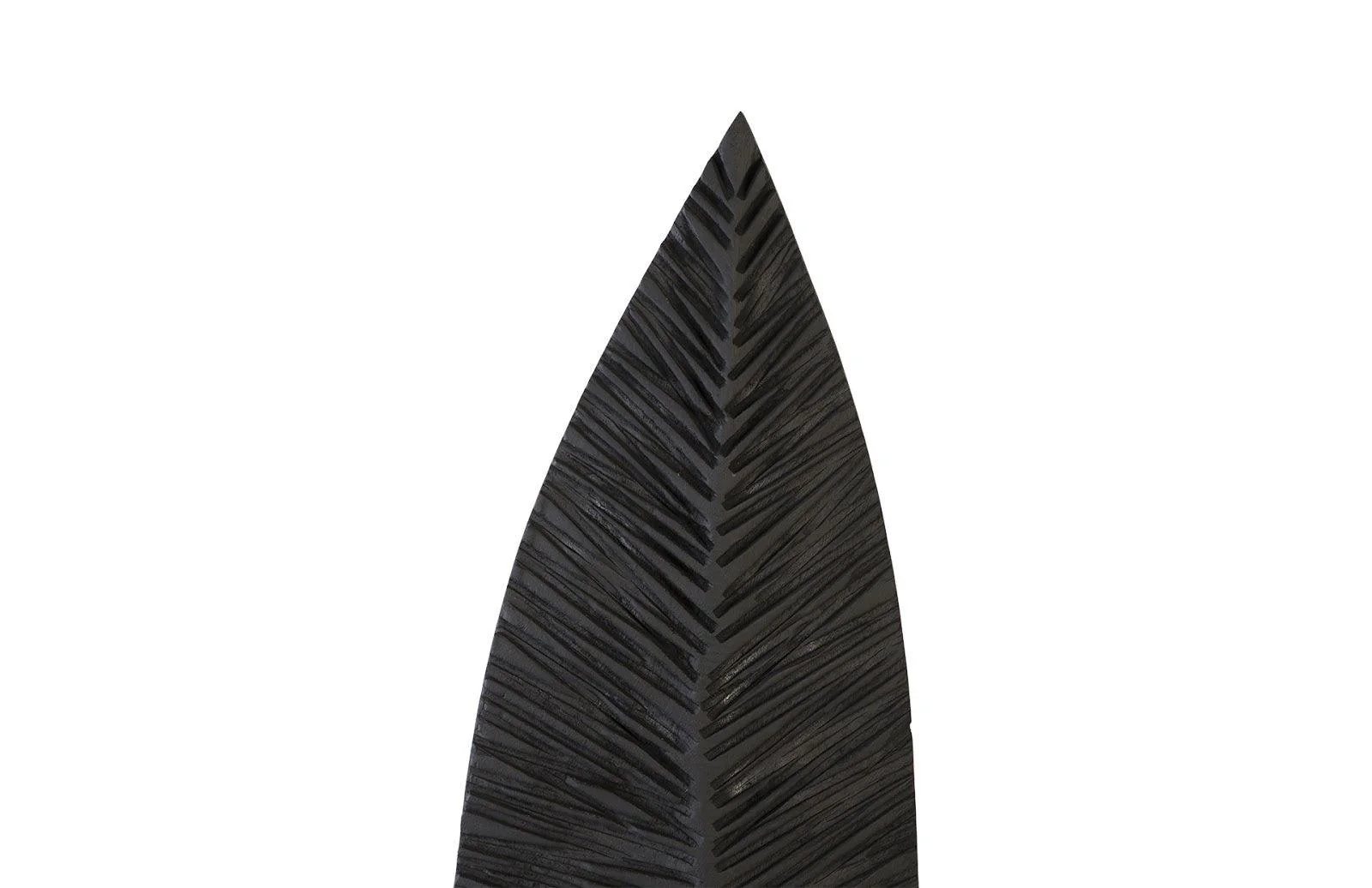 Carved Leaf on Stand, Burnt, MD - Frankwebs