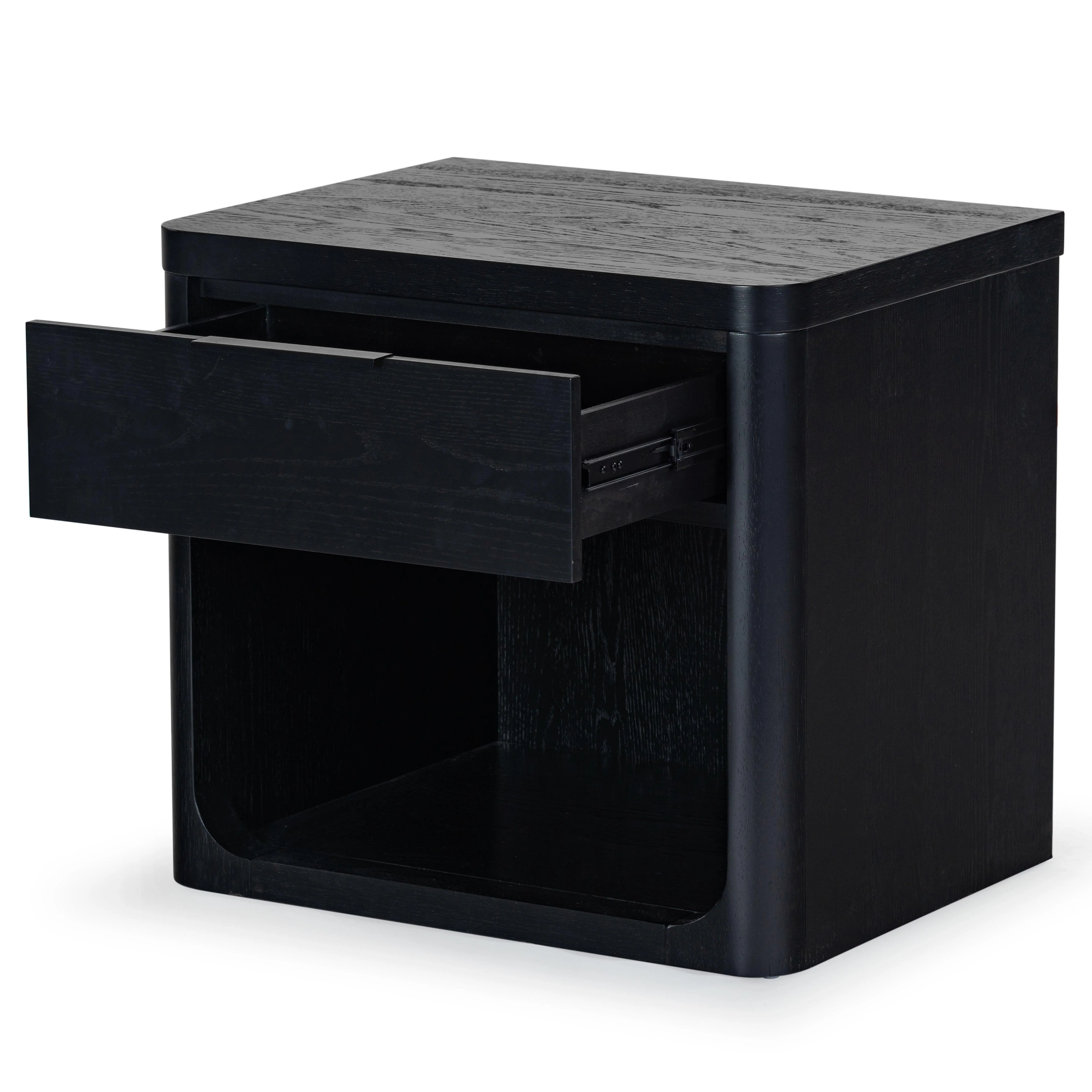 Raylie 1 Drawer Wood Nightstand - Frankwebs