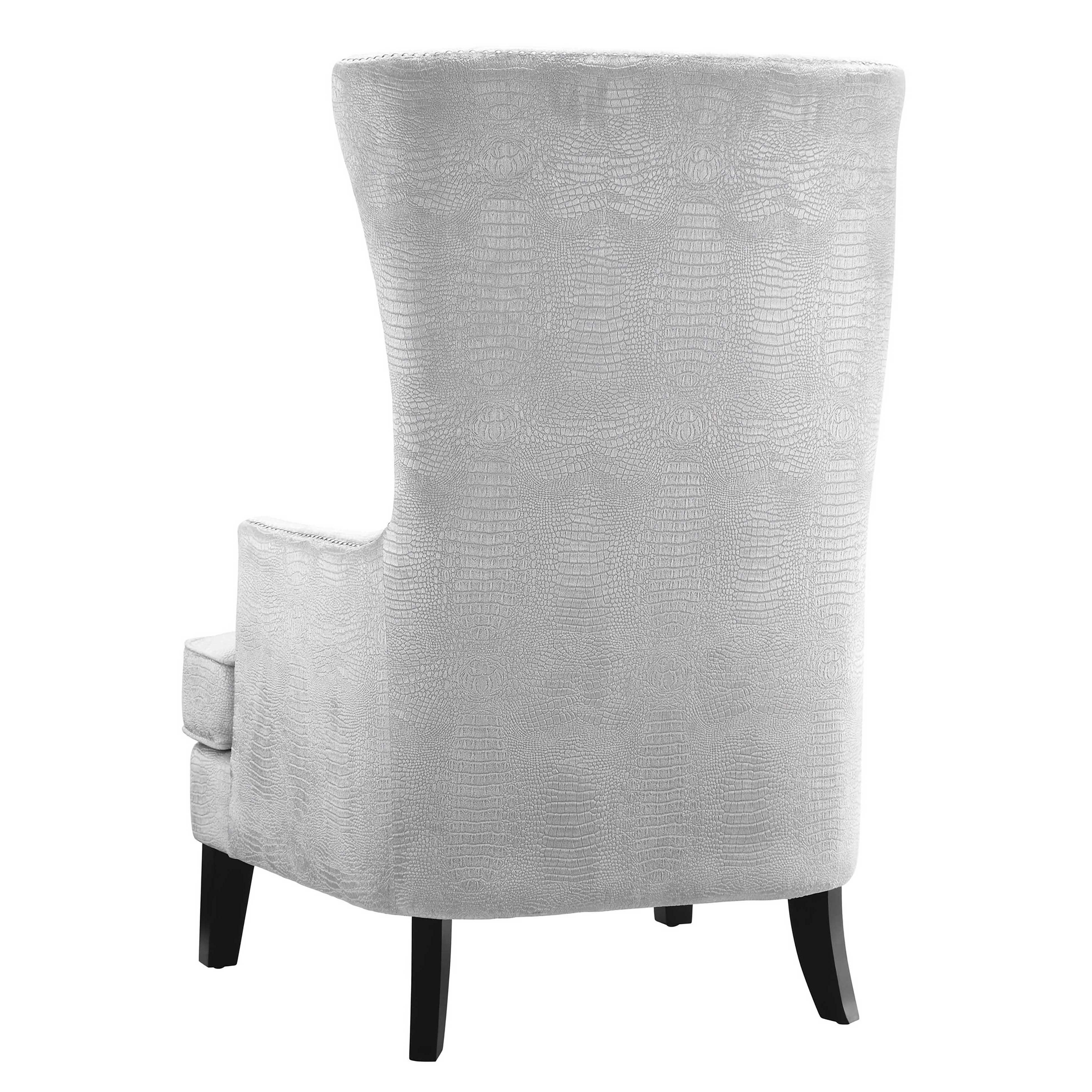 Bristol Silver Croc Tall Chair - Frankwebs