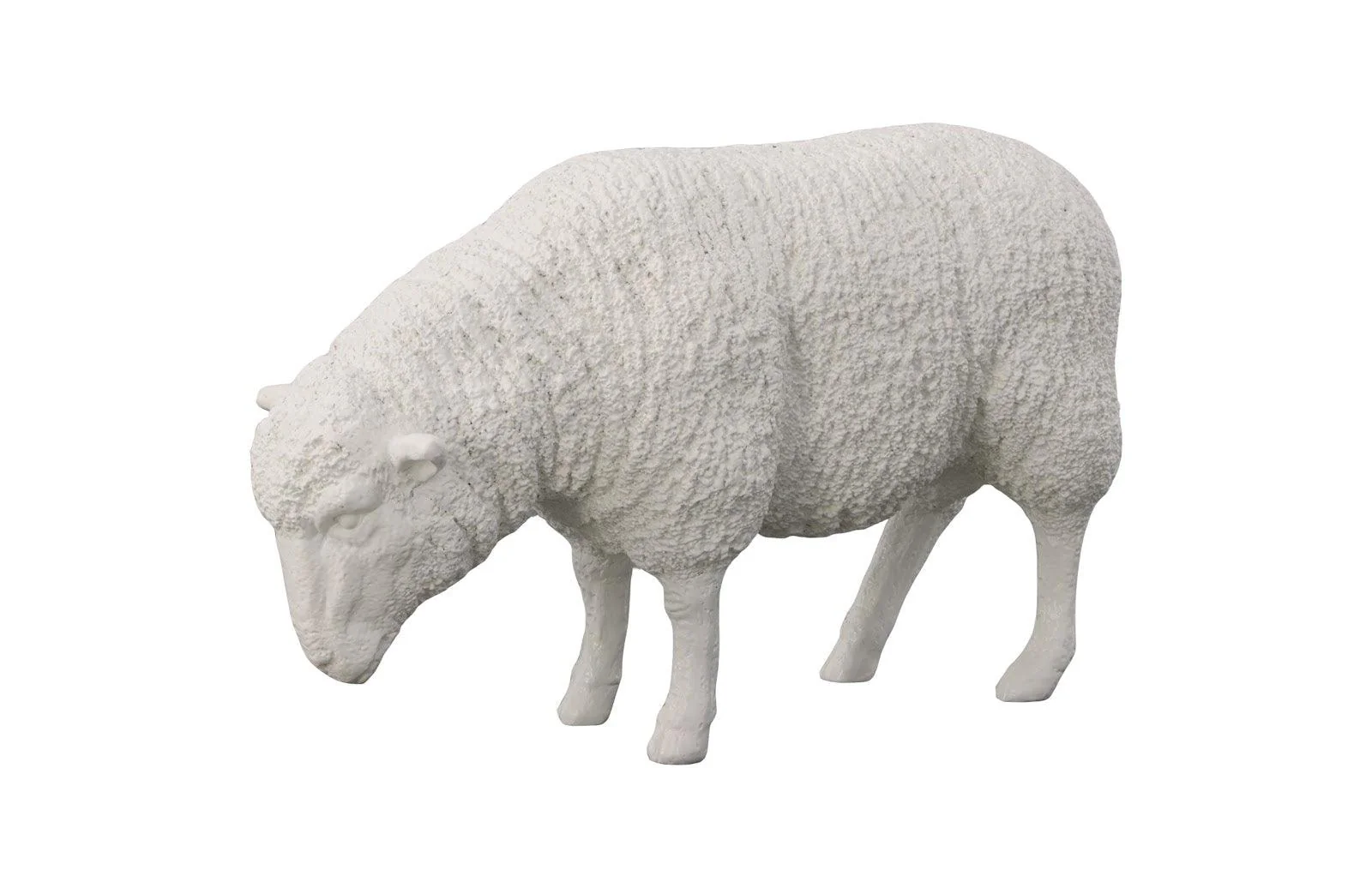 Sheep Sculpture, Gel Coat White - Frankwebs
