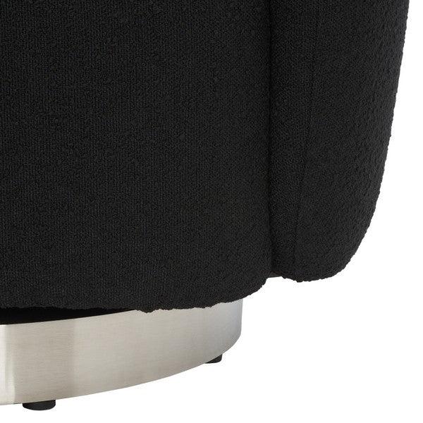 BERNARD BOUCLE SWIVEL ACCENT CHAIR - Frankwebs