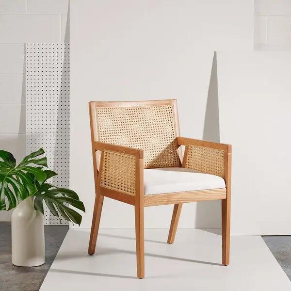 MALIK RATTAN DINING CHAIR - Frankwebs