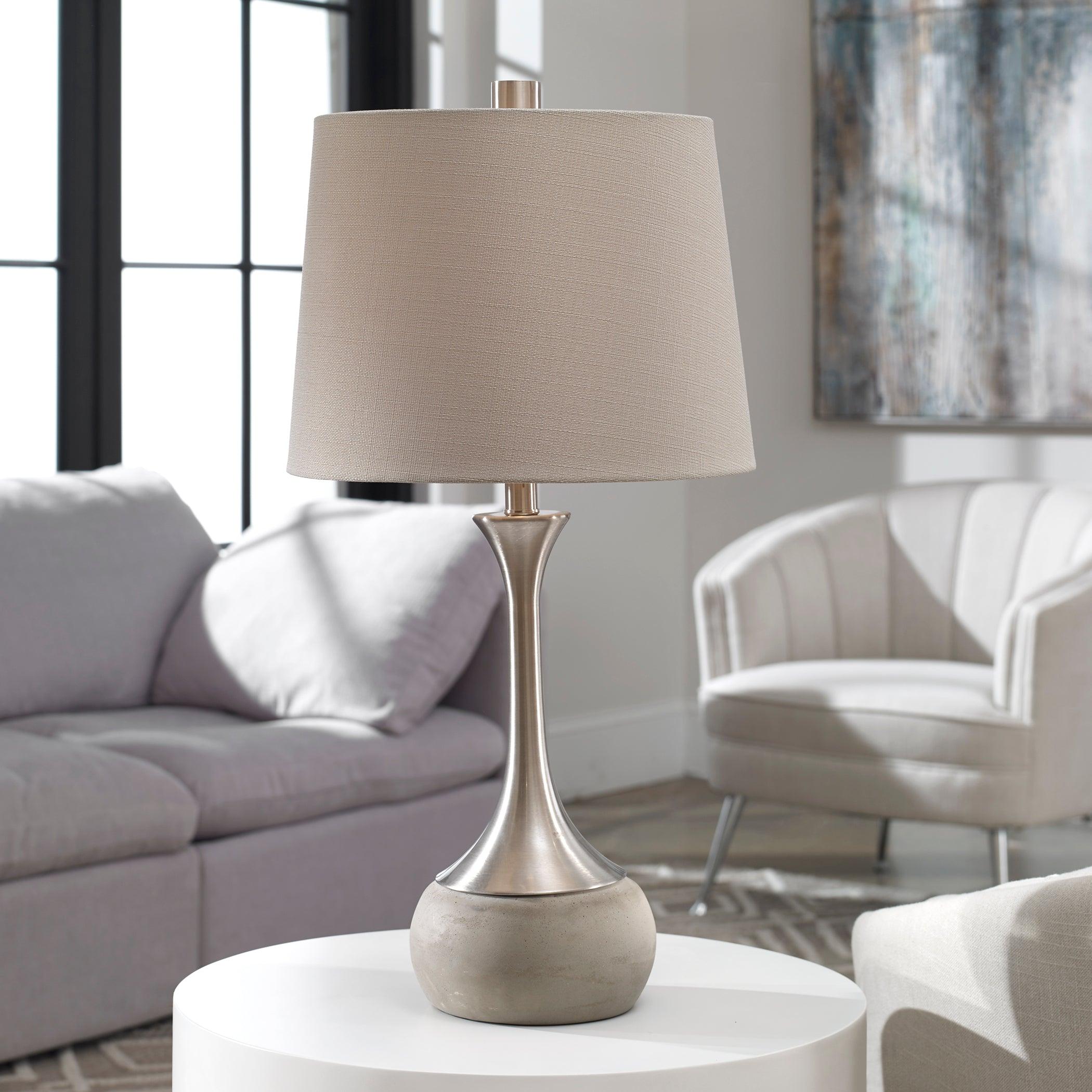 Niah Brushed Nickel Lamp - Frankwebs