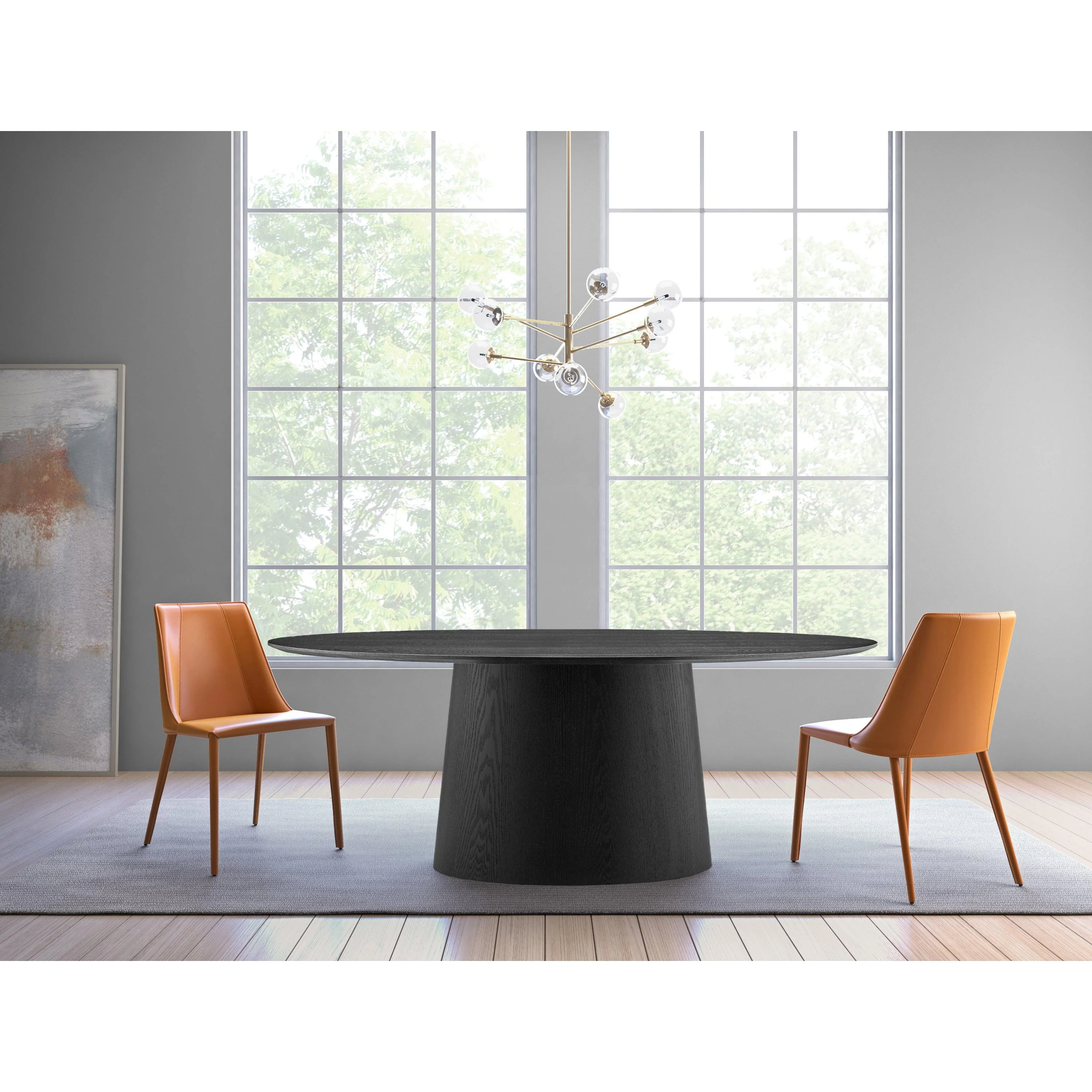 Deodat 79ch Oval Dining Table - Frankwebs