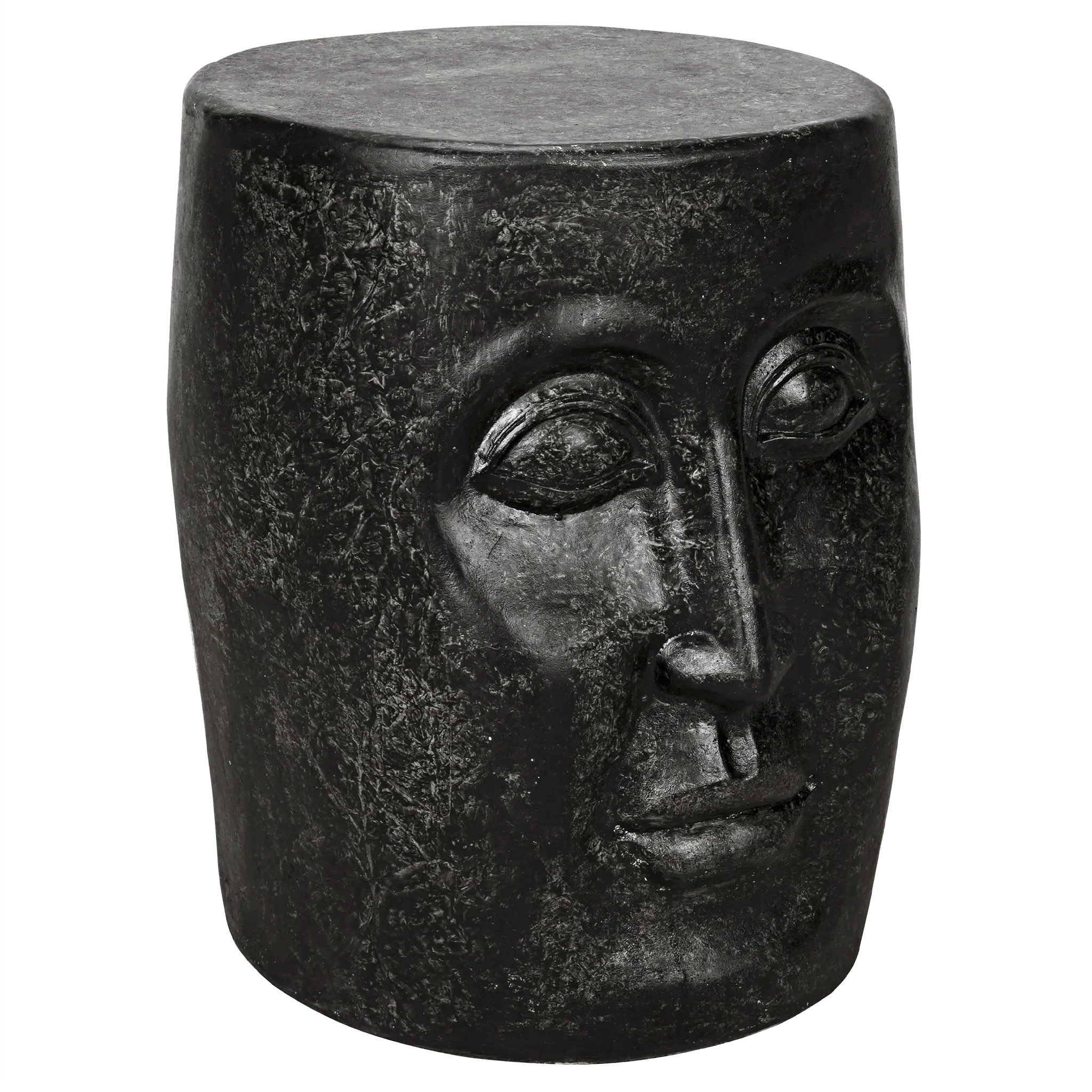 Head Side Table, Black Fiber Cement - Frankwebs