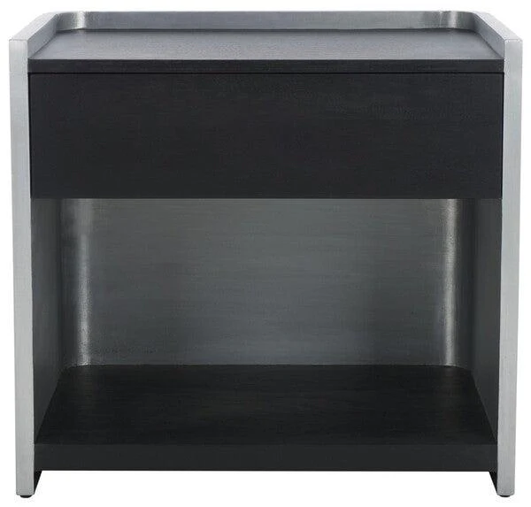 Ottawa Wood And Aluminum Nightstand - Frankwebs