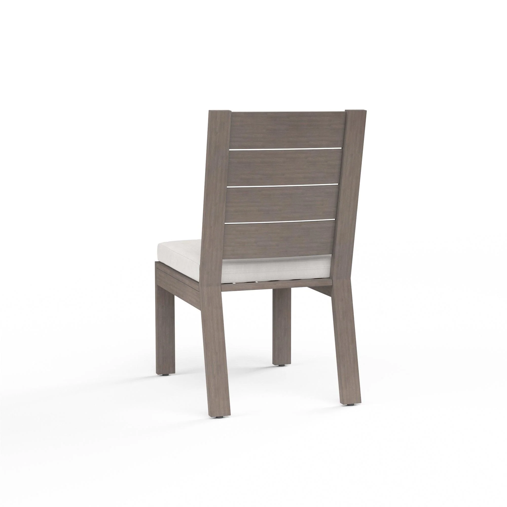 Laguna Armless Dining Chair in Canvas Flax, No Welt - Frankwebs