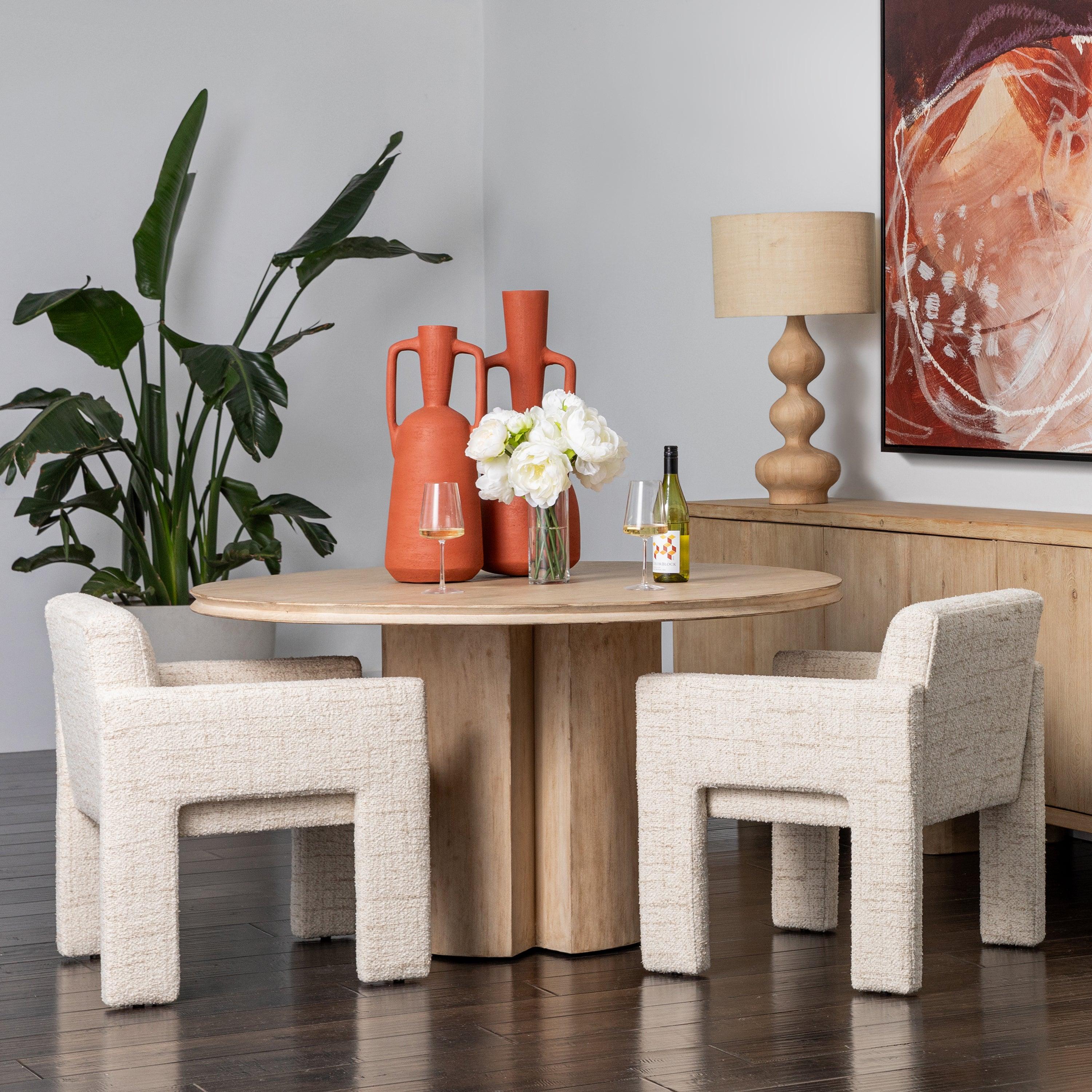 Barnard Dining Chair Cream - Frankwebs