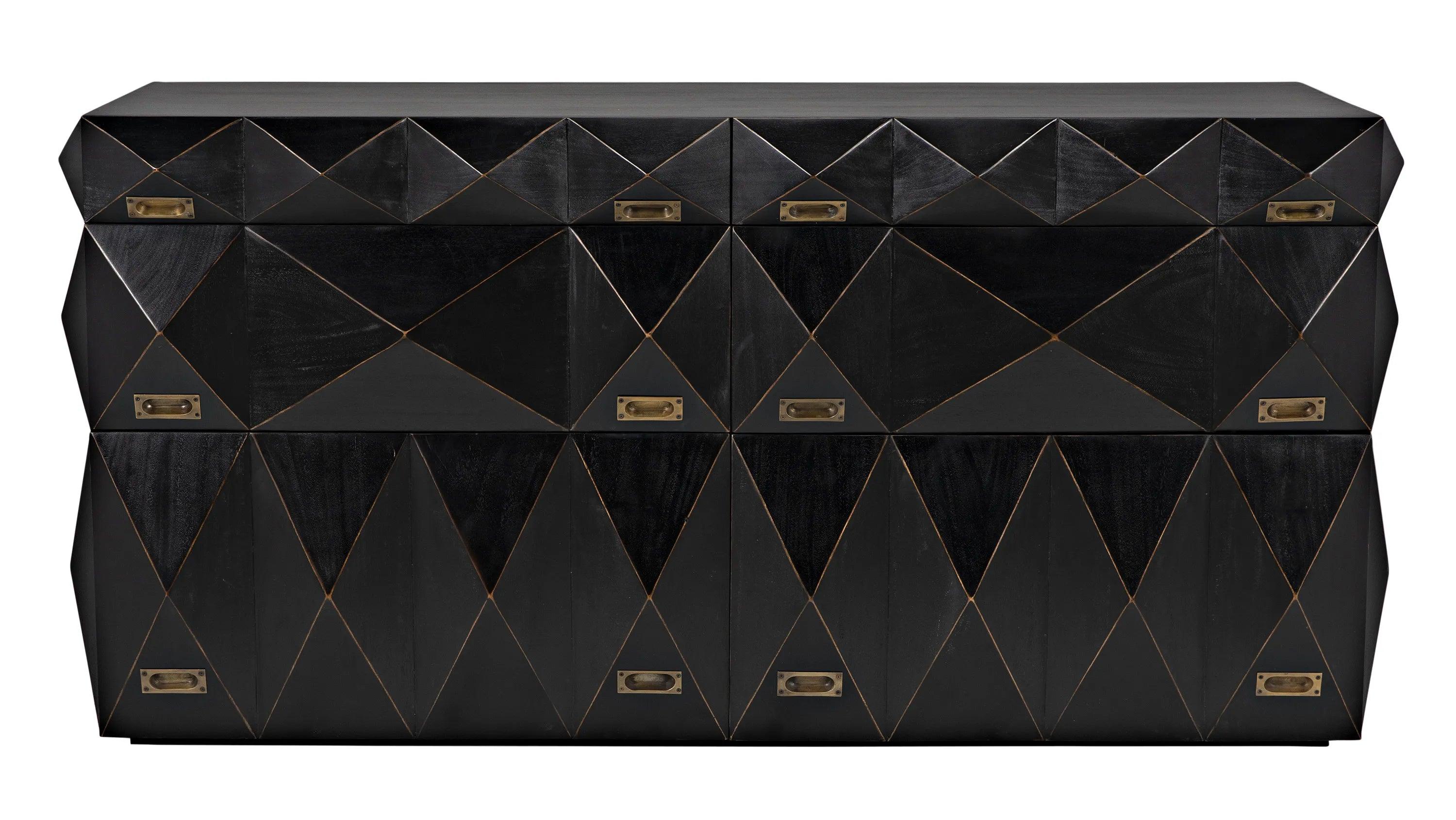 Allegra Dresser, Hand Rubbed Black - Frankwebs