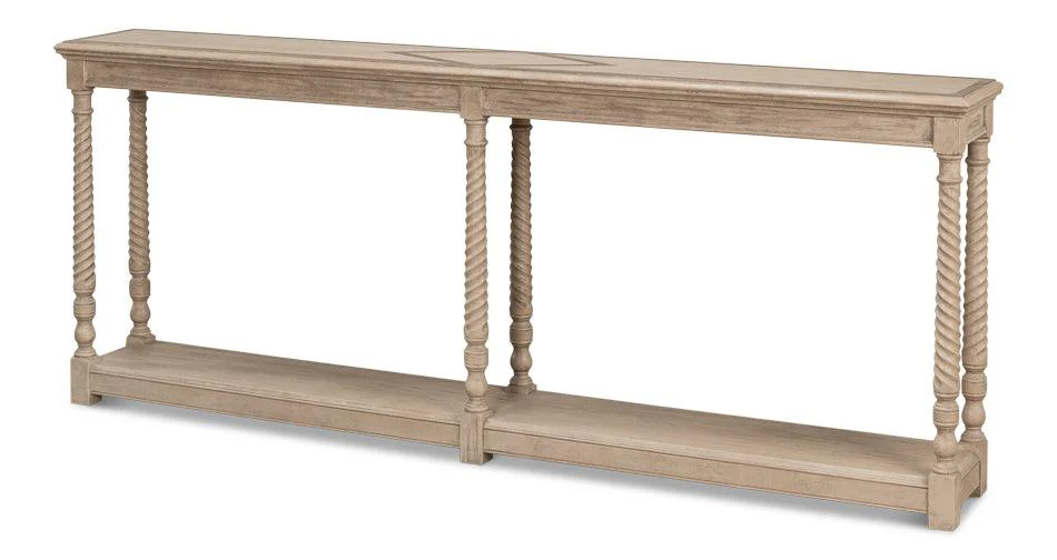 Sierra Equestrian Console Table Barn Gry - Frankwebs