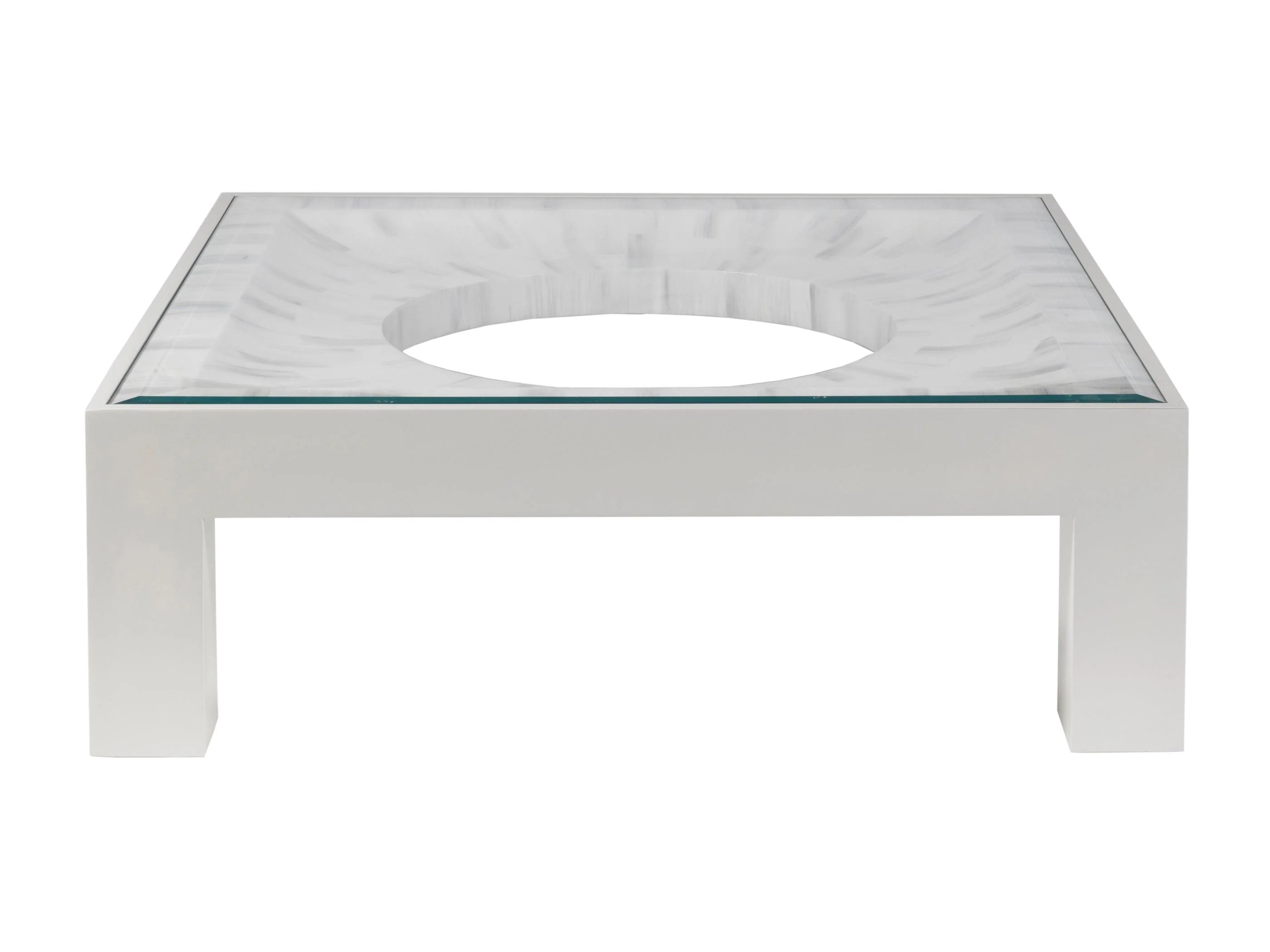 Signature Designs Elation White Square Cocktail Table - Frankwebs