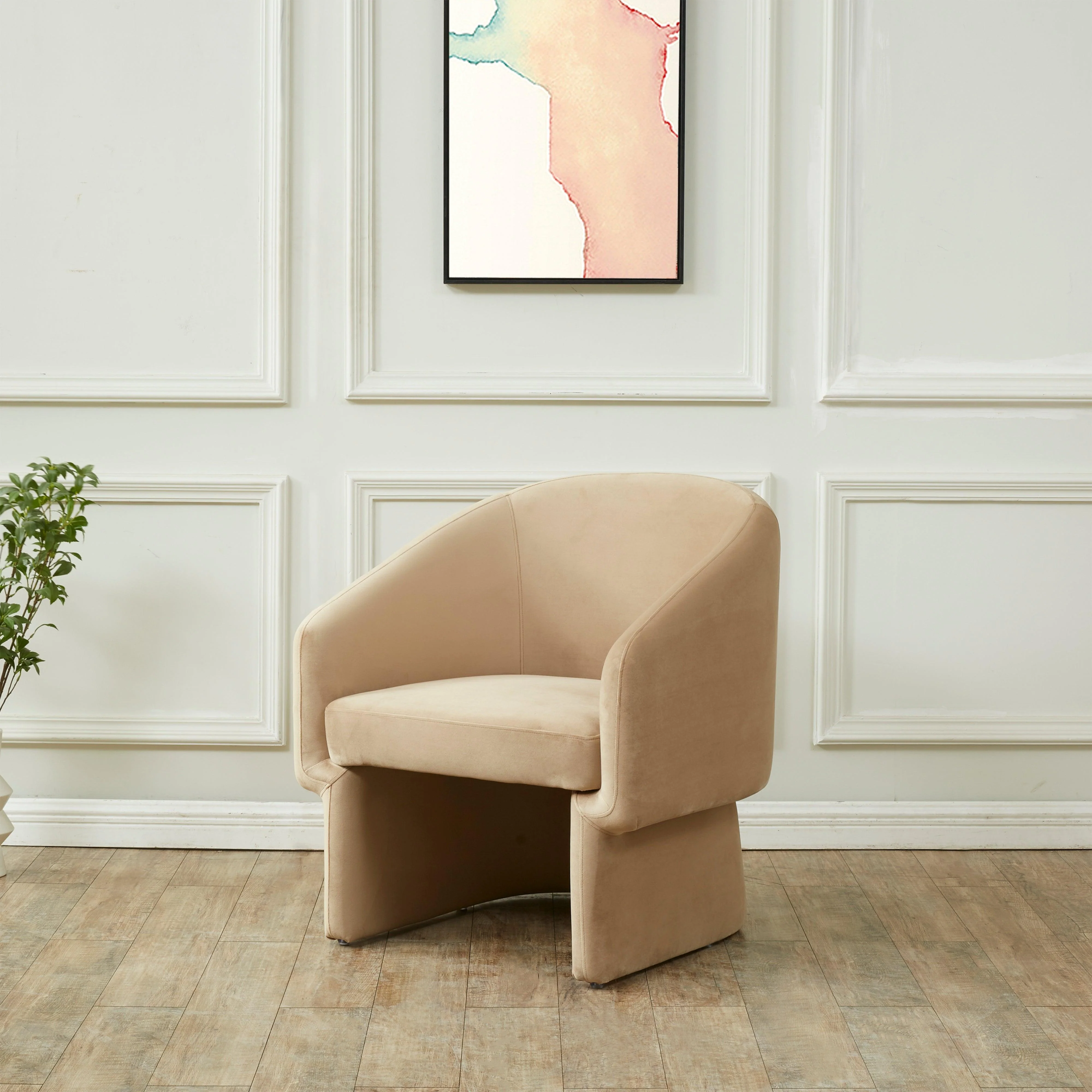 SUSIE BARREL BACK ACCENT CHAIR - Frankwebs