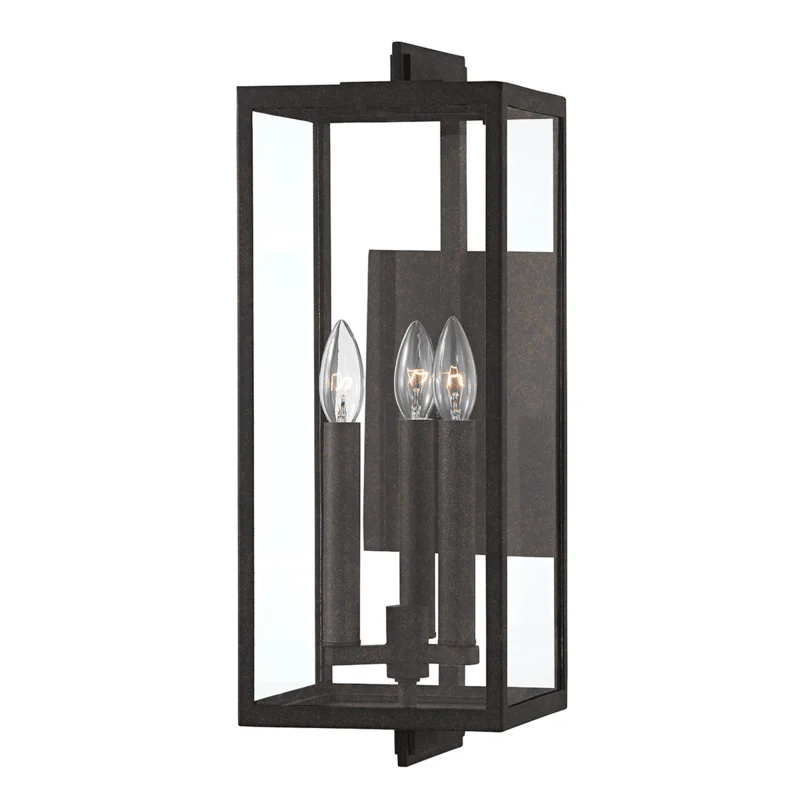 NICO 3 LIGHT EXTERIOR WALL SCONCE - Frankwebs
