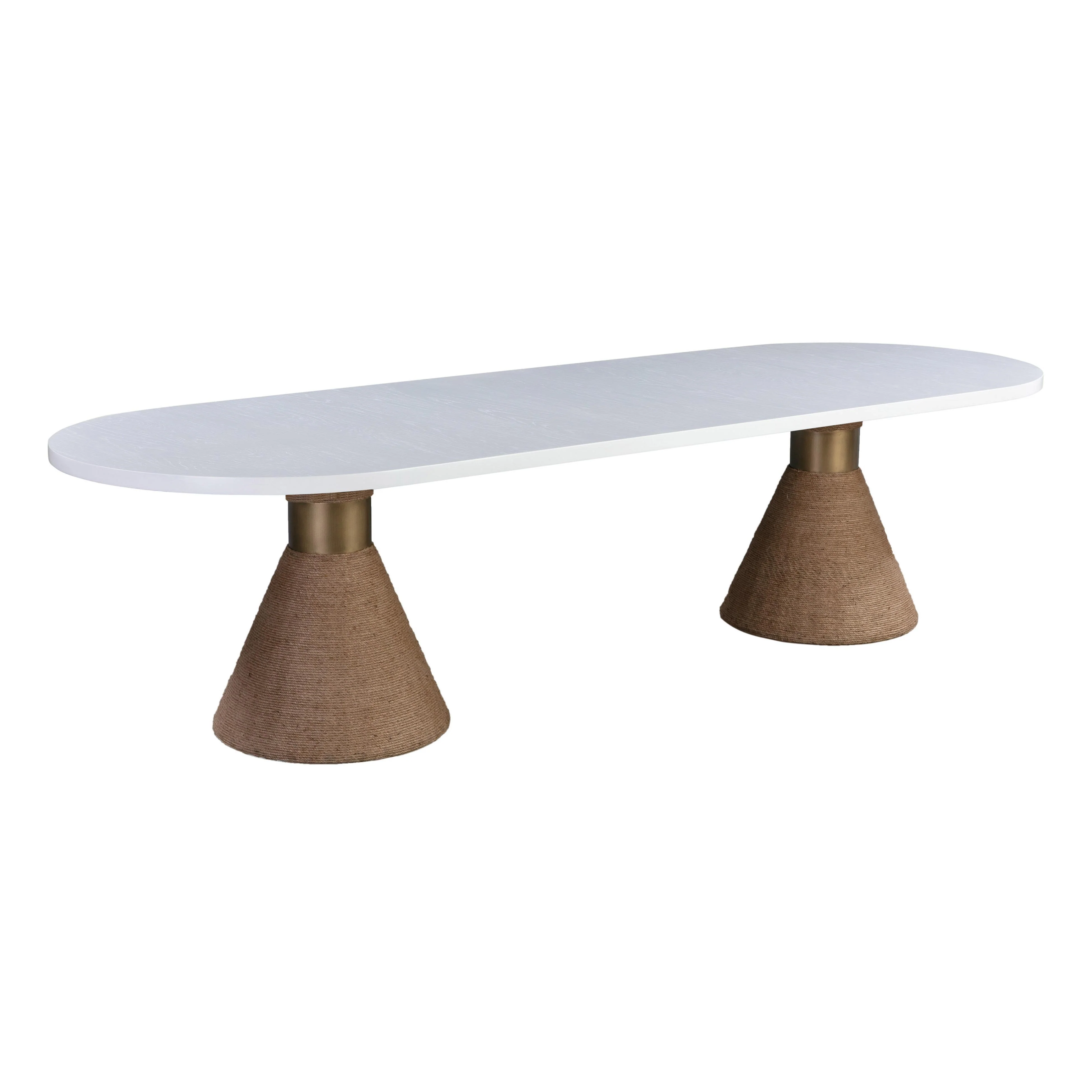 Rishi Natural Rope Oval Table - Frankwebs