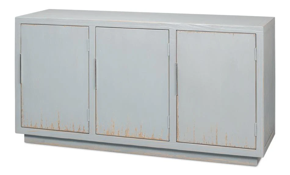Maldives 3 Door Sideboard - Eros Blue - Frankwebs