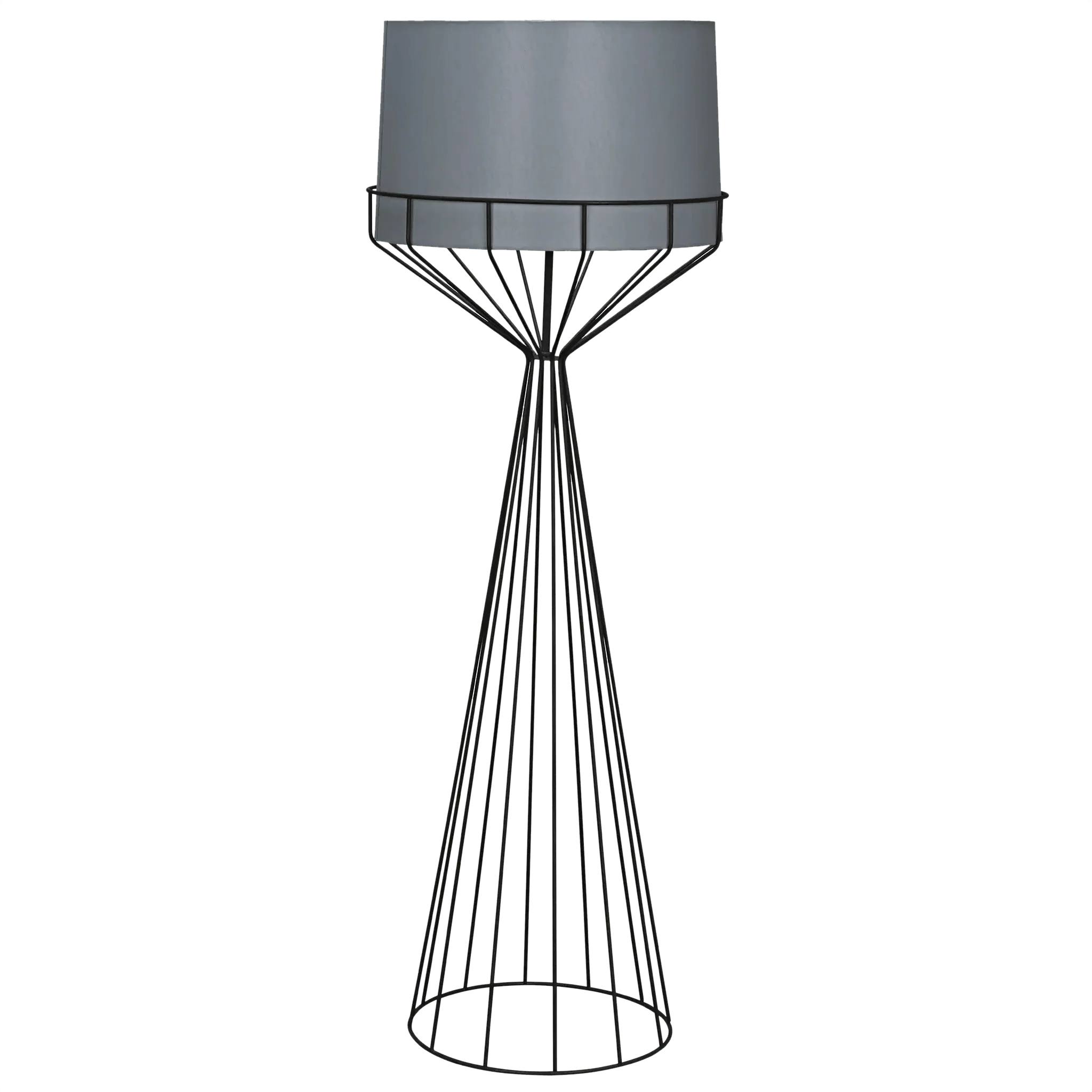 Portal Floor Lamp, B, Black Steel - Frankwebs