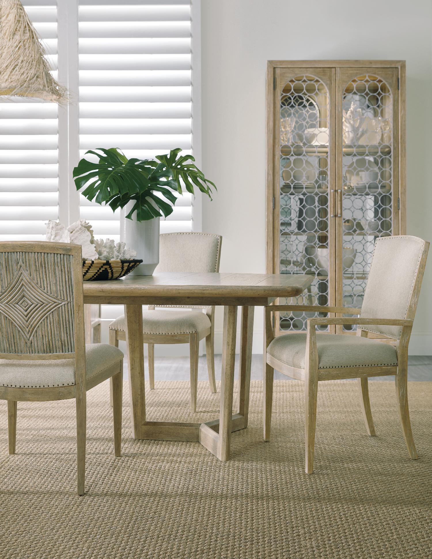 Surfrider Rectangle Dining Table with2-18in leaves - Frankwebs