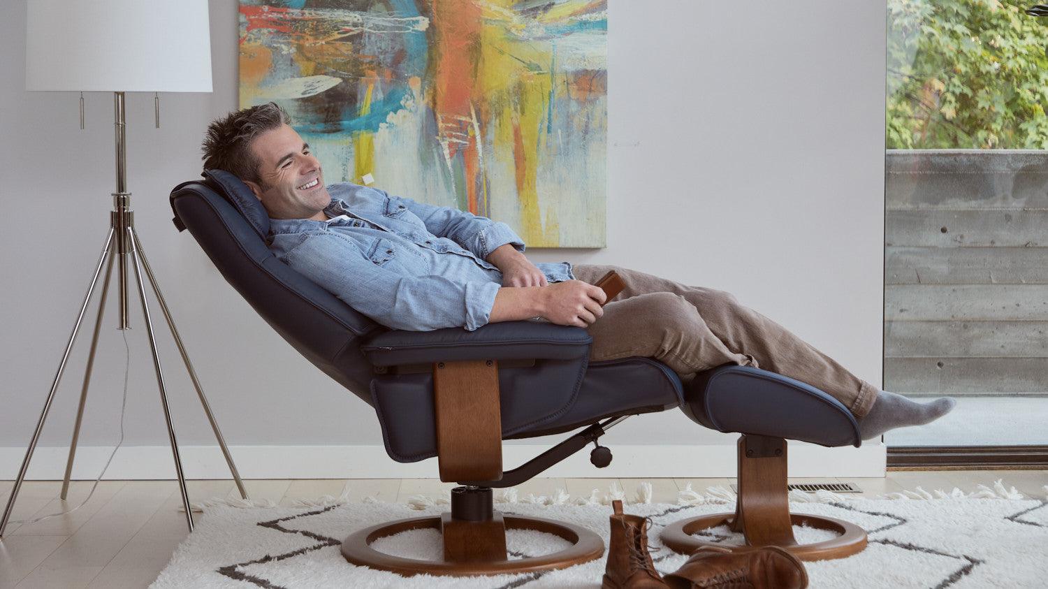 Admiral R Recliner with Footstool - Frankwebs