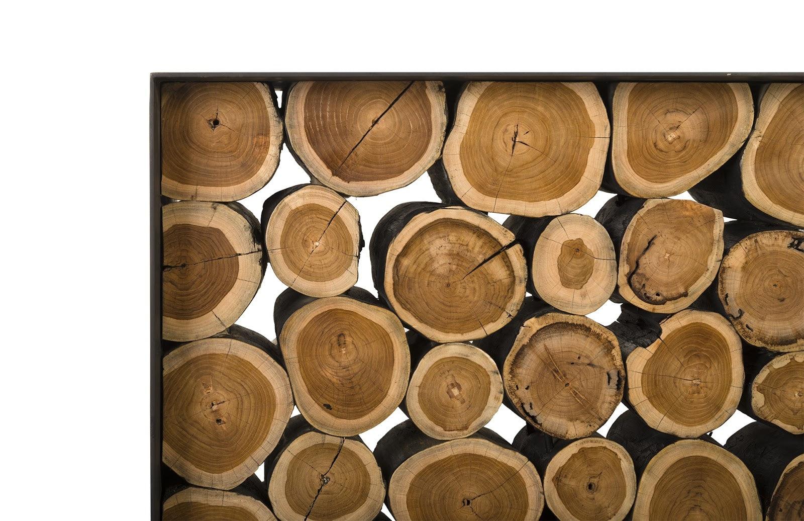 Boscage Console Table, Iron Frame - Frankwebs