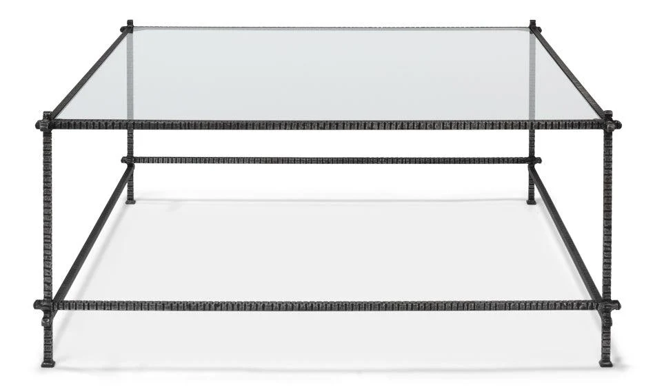 Serrated Edge Iron Coffee Table - Frankwebs