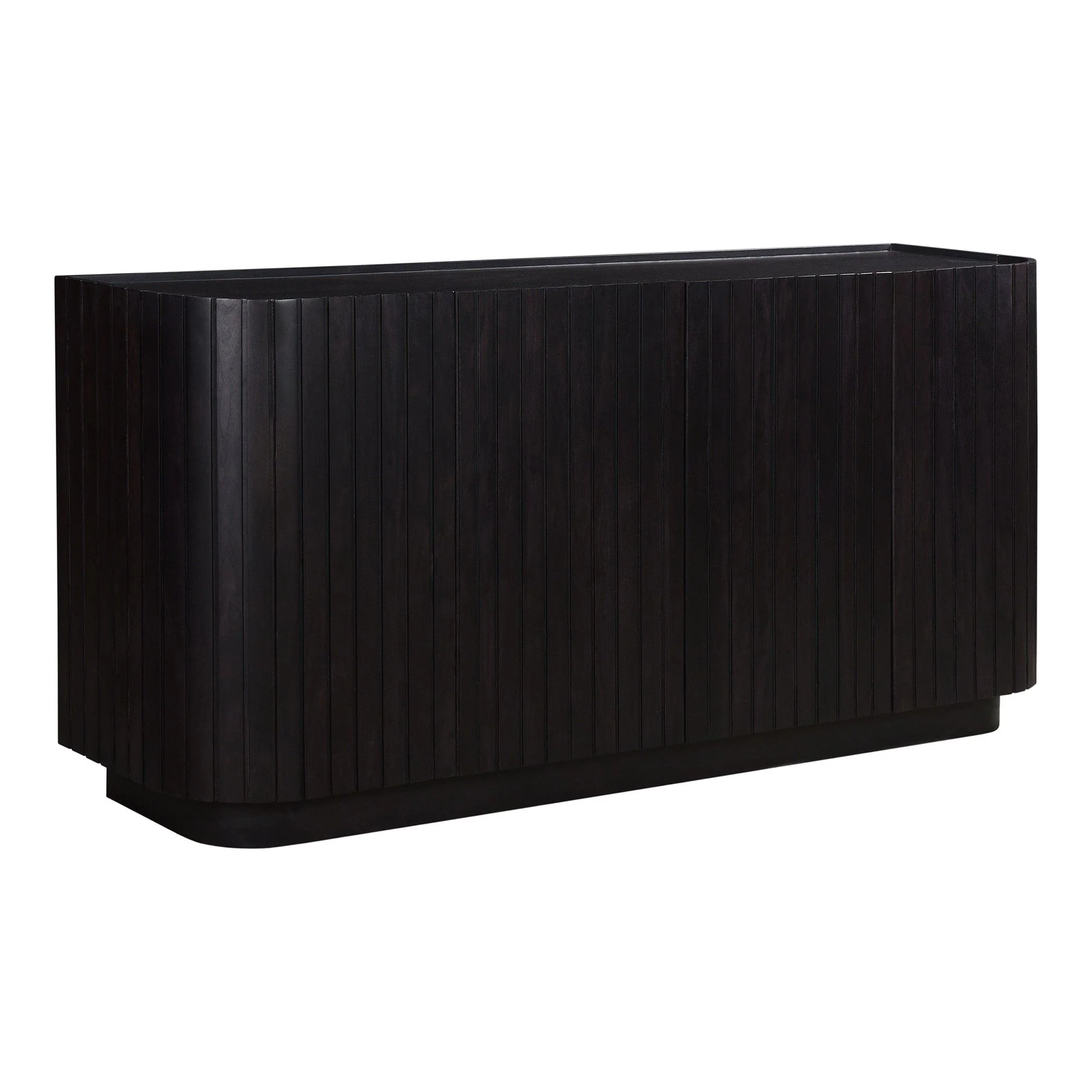 Povera 4 Door Sideboard Black - Frankwebs